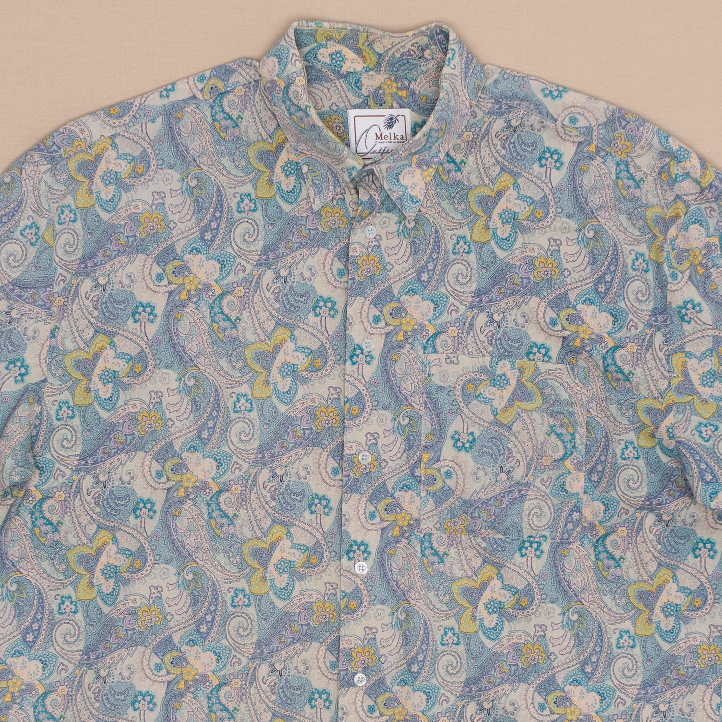 Paisley Kurzarmhemd, L