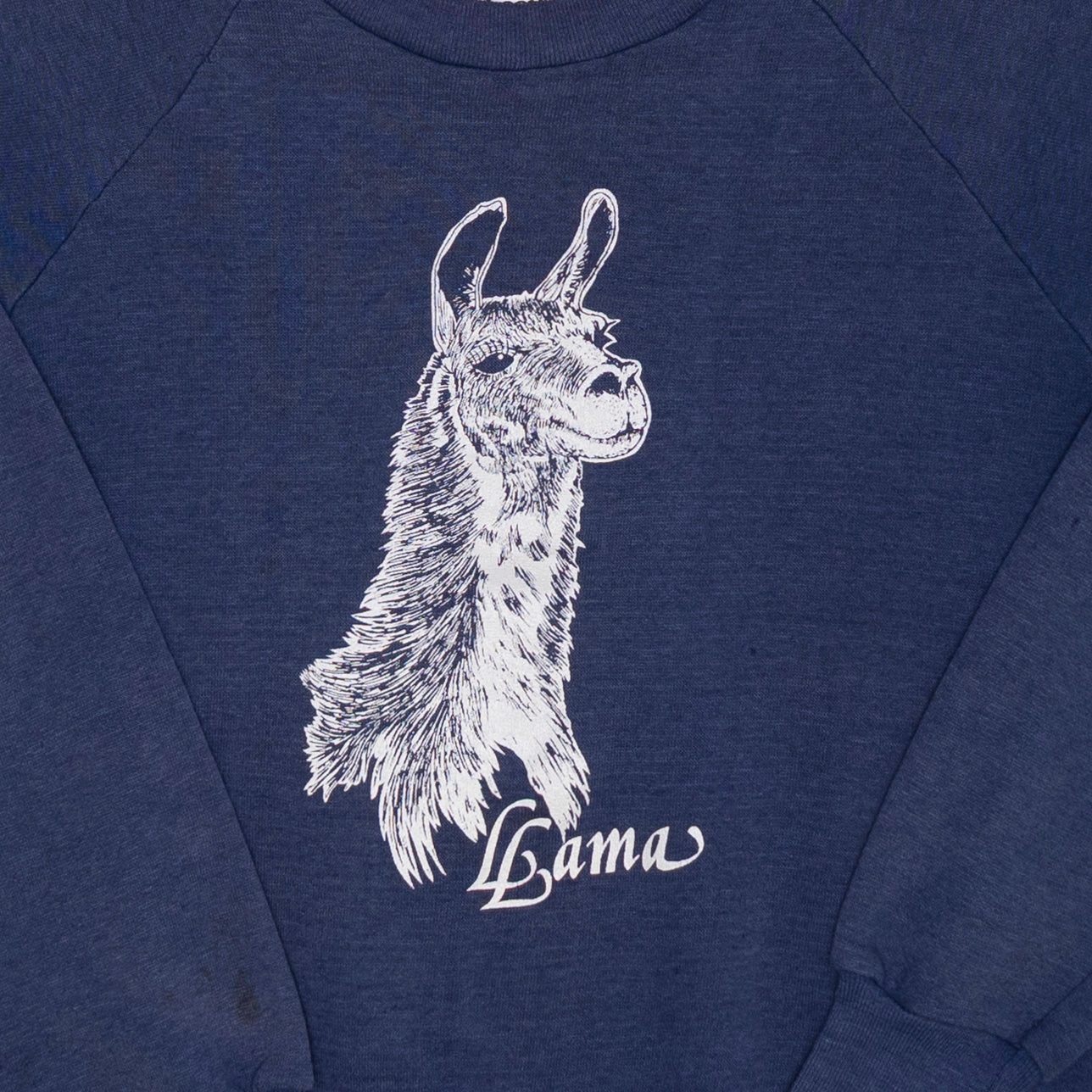 80s Llama Sweater, Womens M