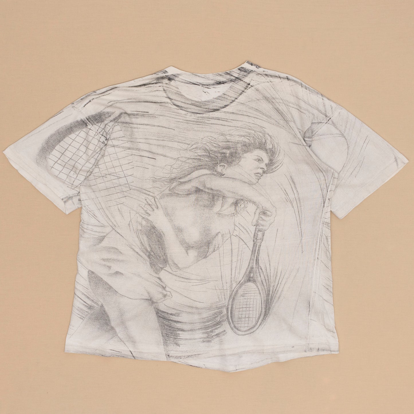 Tennis AOP T Shirt, XL