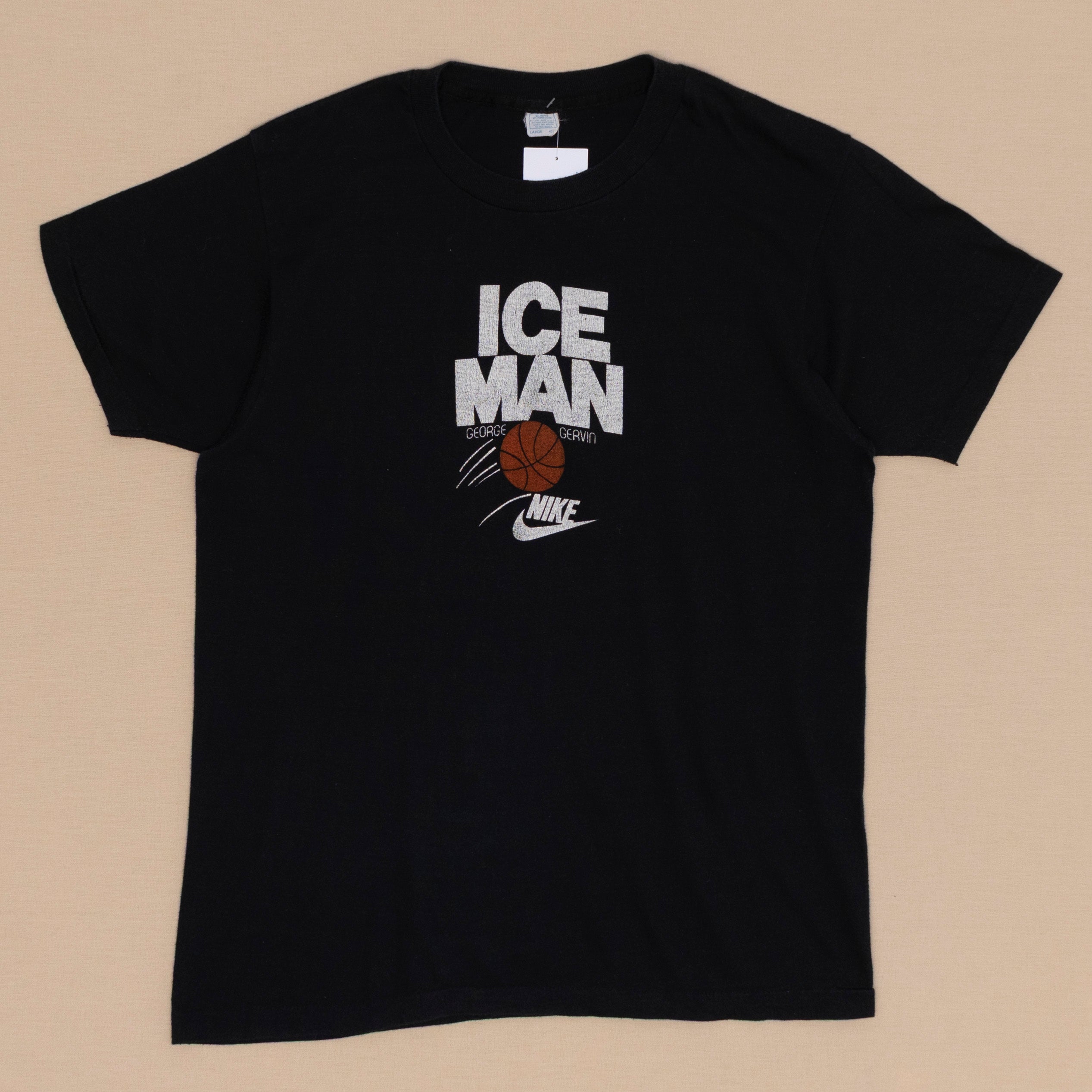 80s Nike ICE MAN T Shirt, M