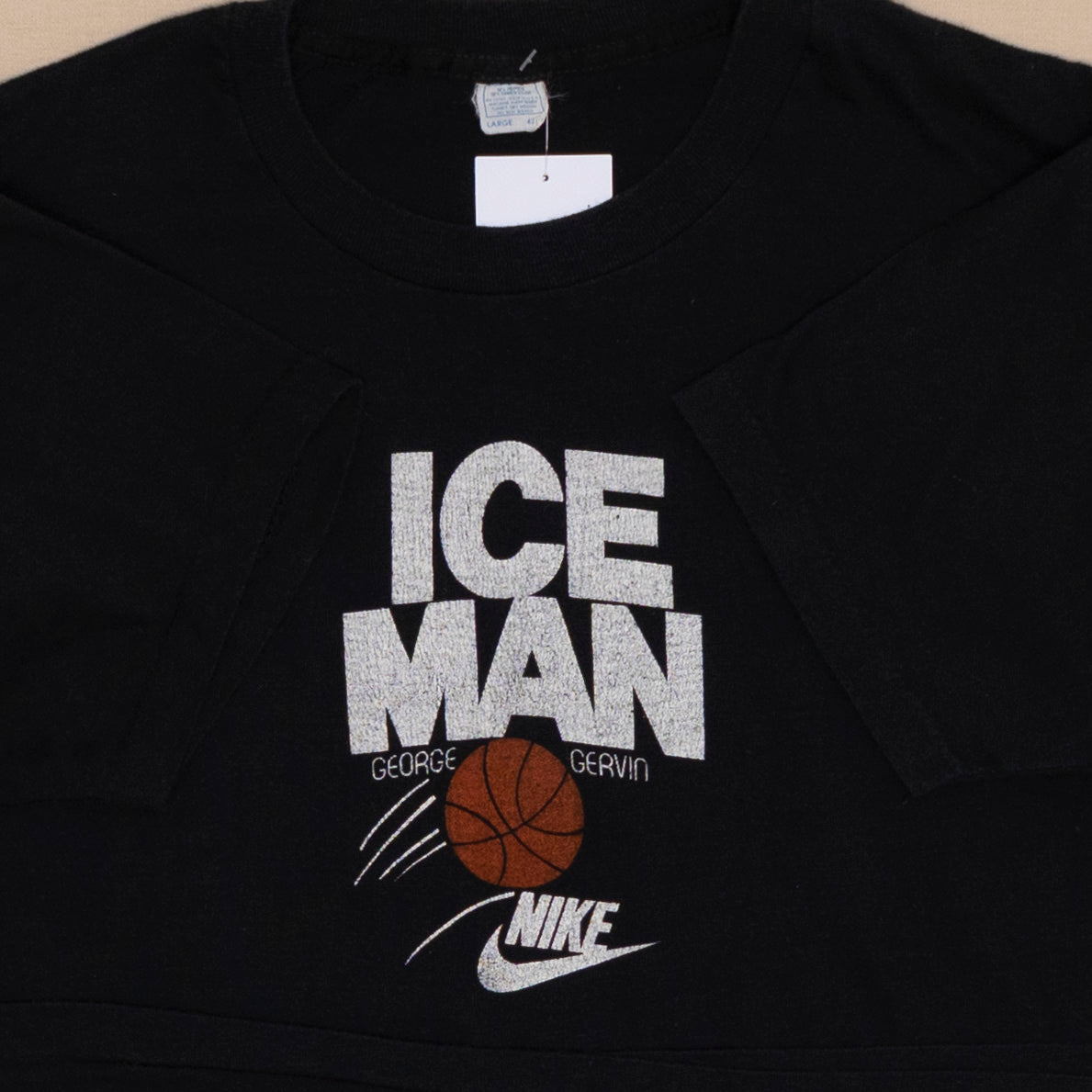 80s Nike ICE MAN T Shirt, M