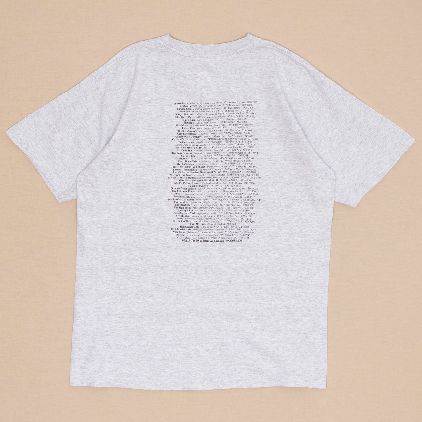 NYC Nightlights T Shirt, L