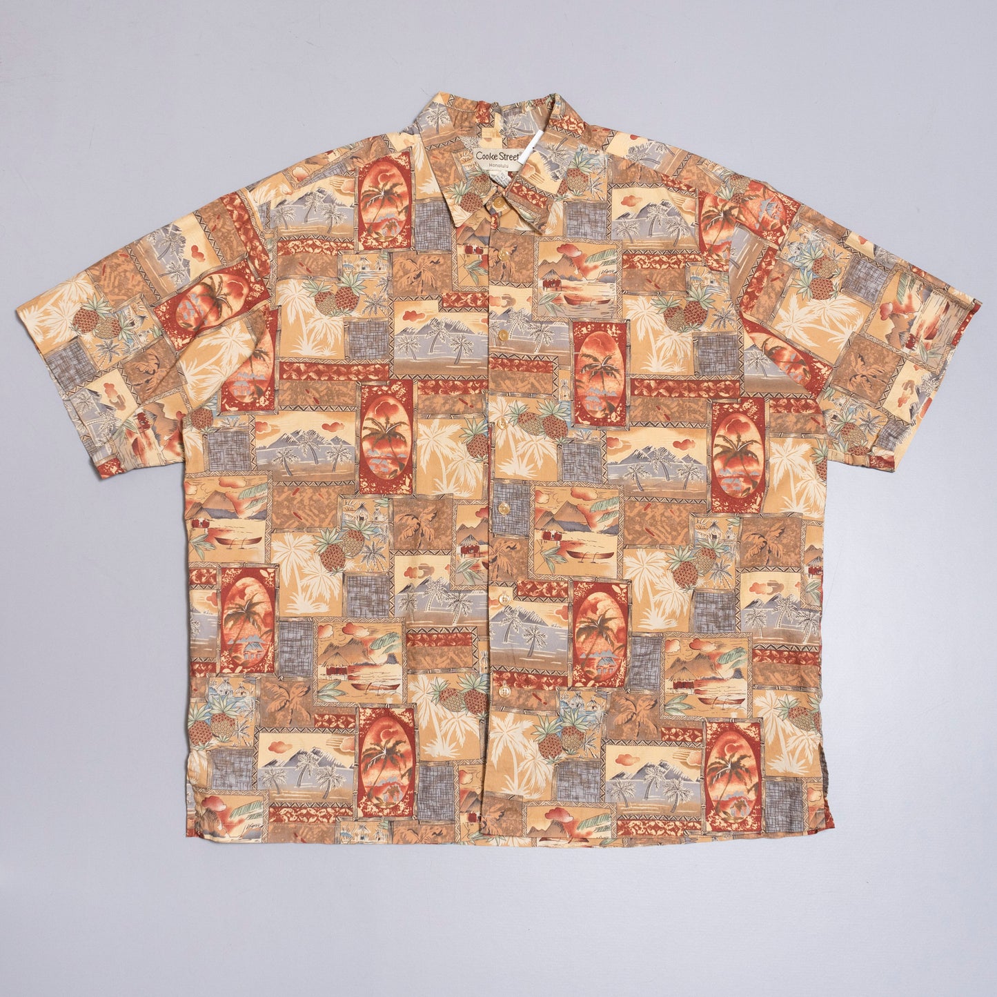 Cooke Street Tropic Kurzarmhemd, XXL