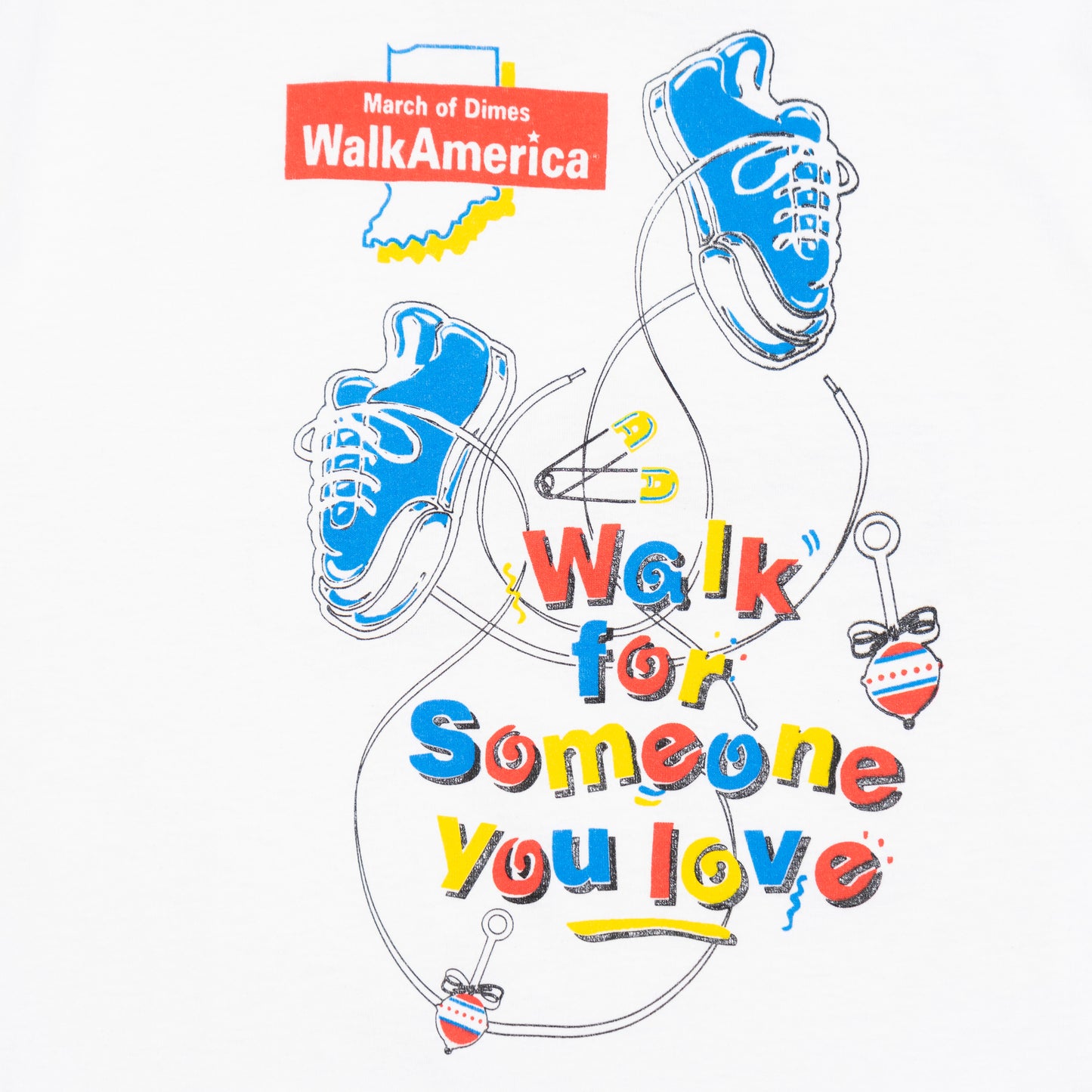 Walk America March T Shirt, L
