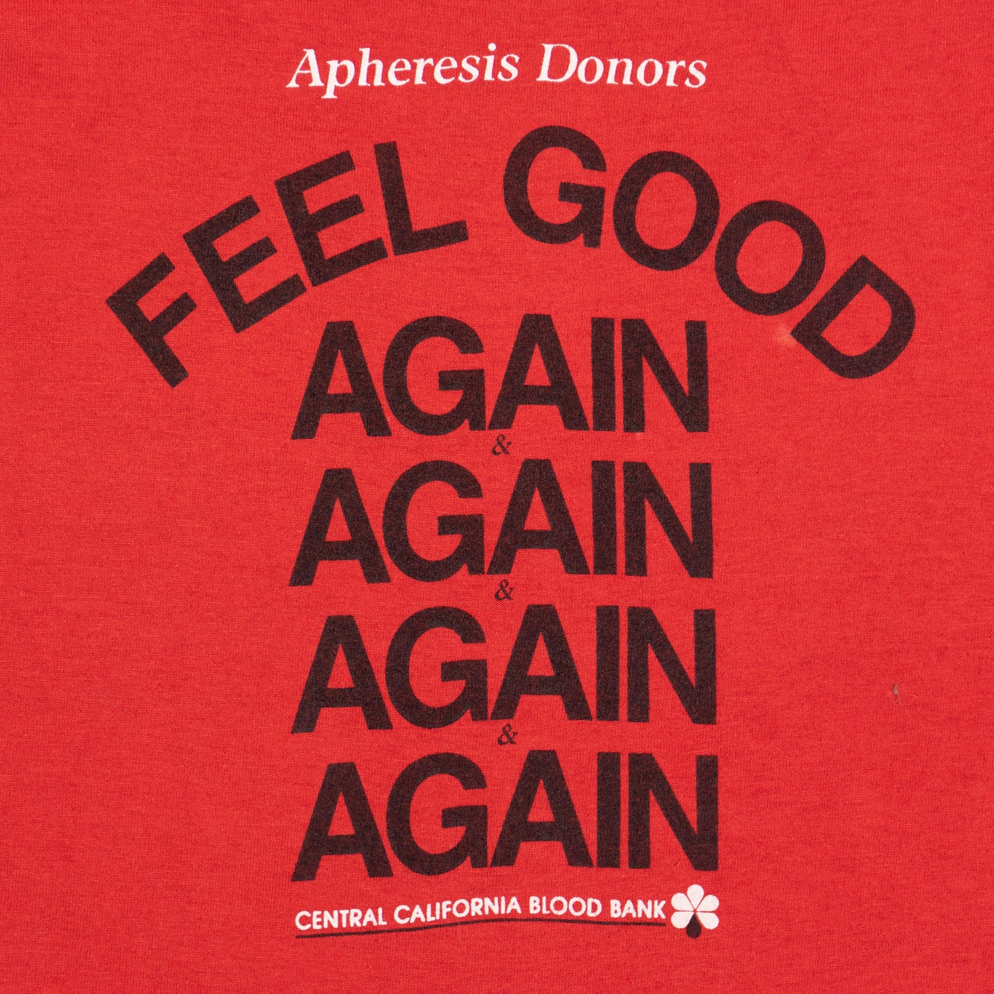 80s Blood Donor T Shirt, L
