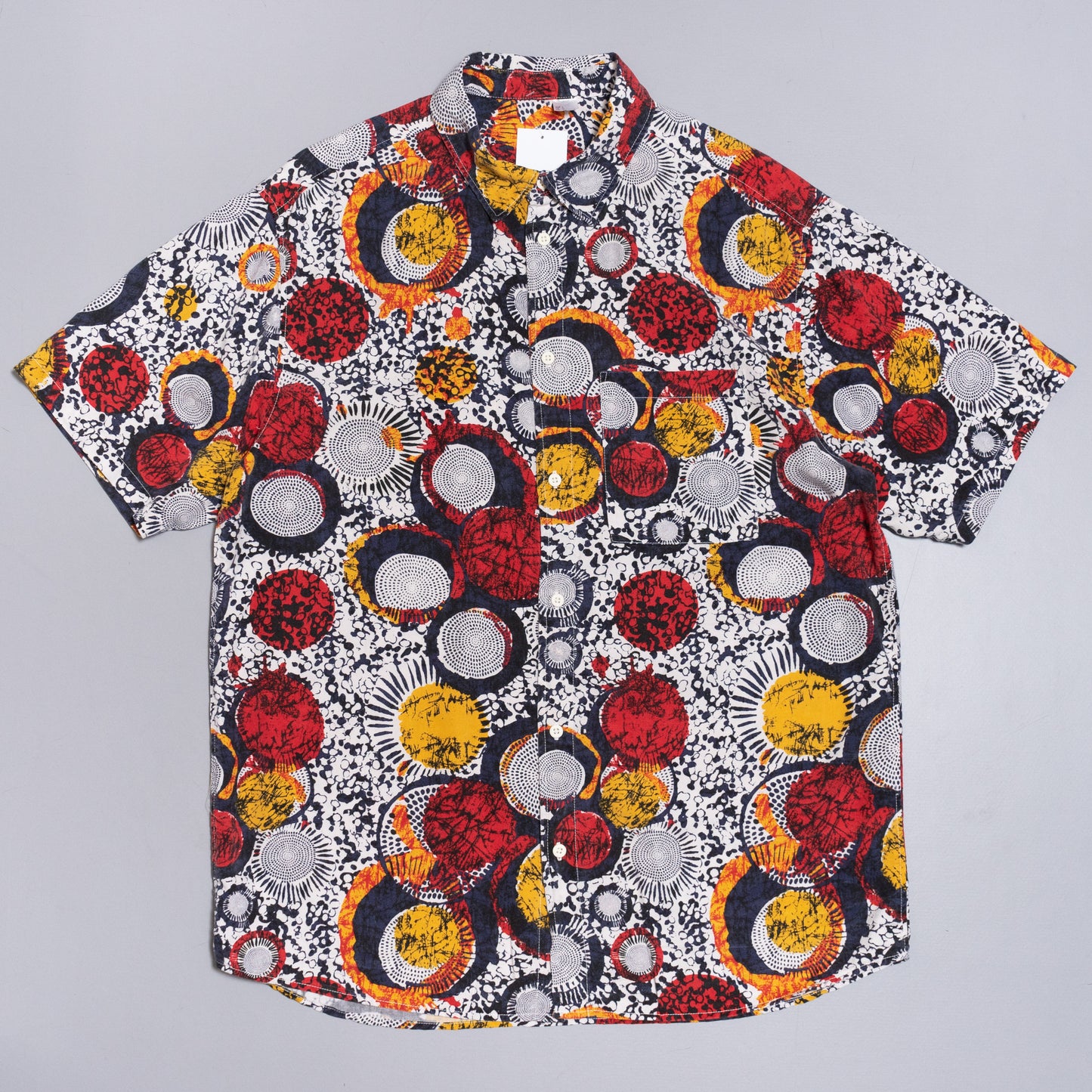 Abstract Kurzarmhemd, XL
