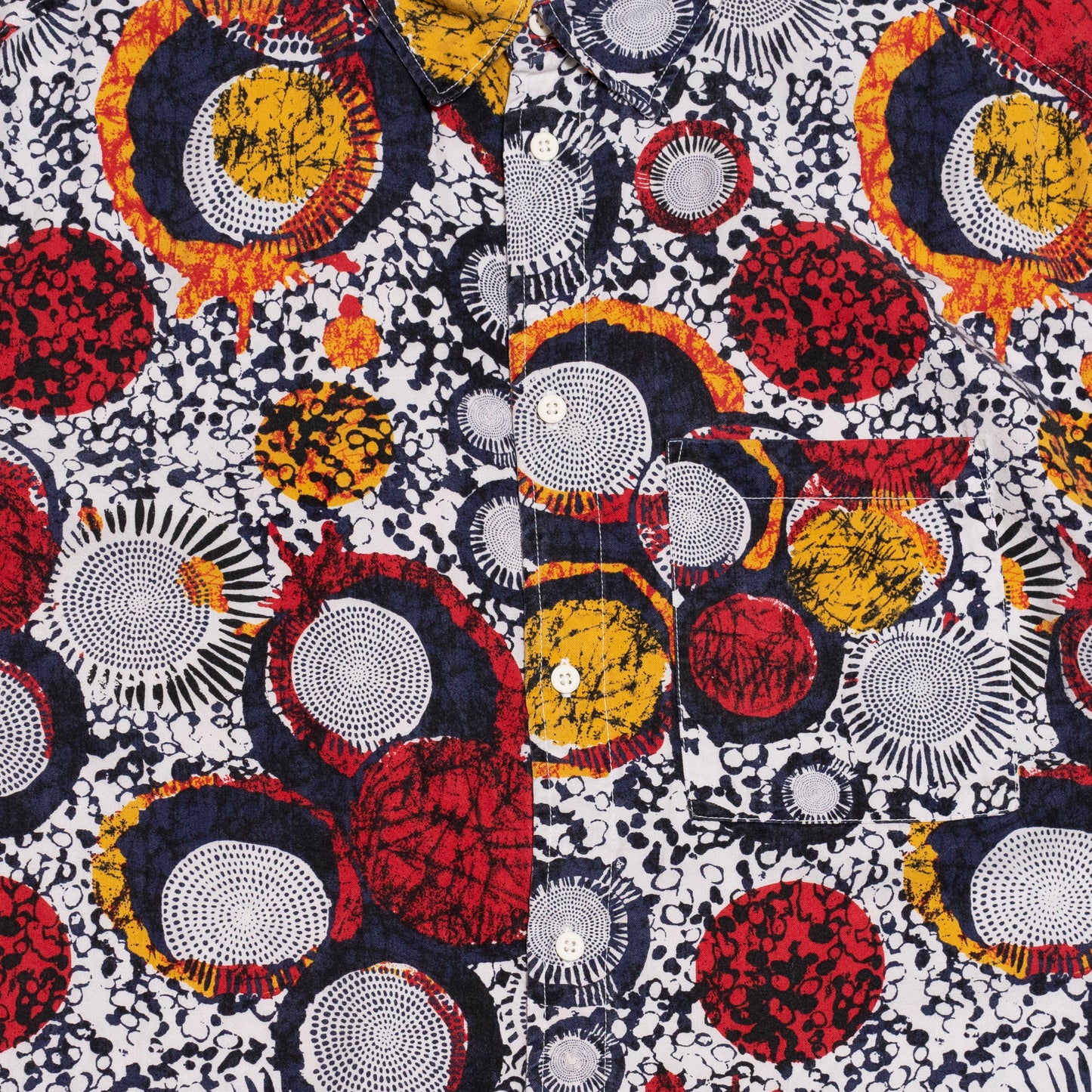 Abstract Kurzarmhemd, XL