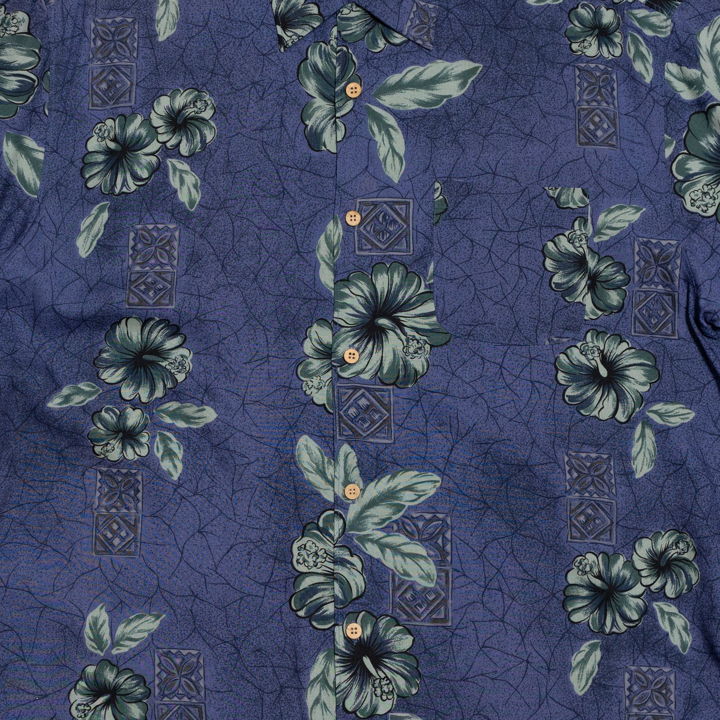 Jungle Storm Pattern Kurzarmhemd, L