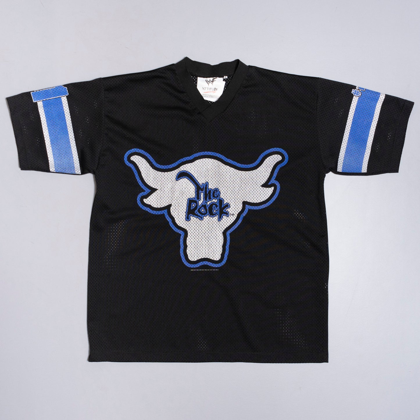 WWF The Rock Football Jersey, XL