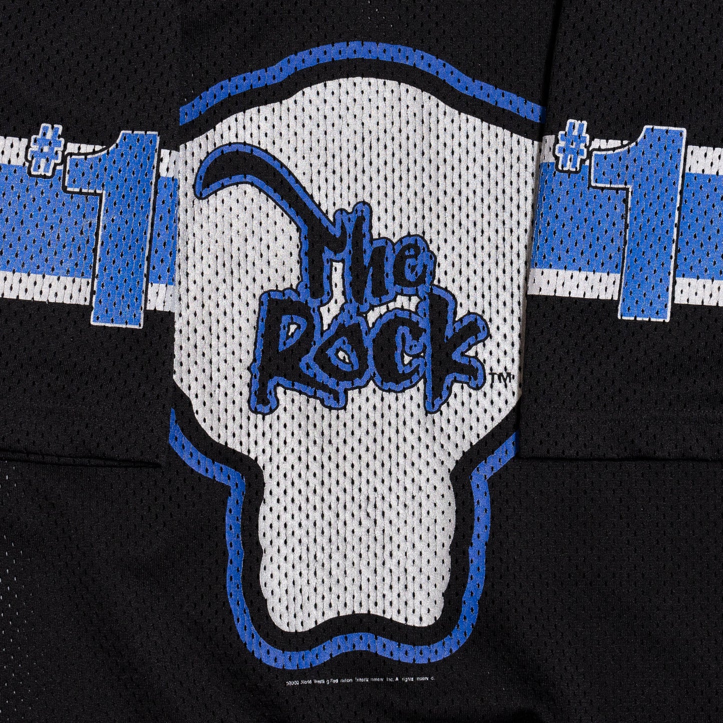 WWF The Rock Football Jersey, XL
