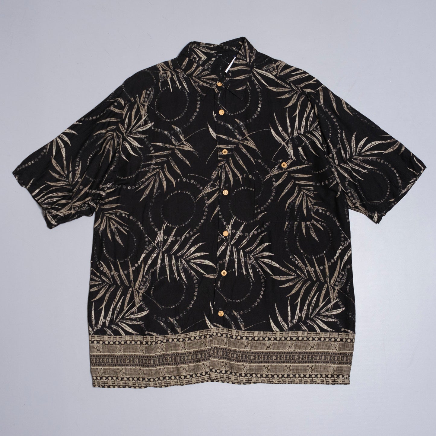 Pattern Kurzarmhemd, XL
