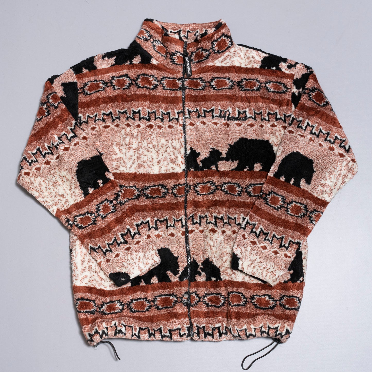Black Mountain Bear Fullzip Fleece, M