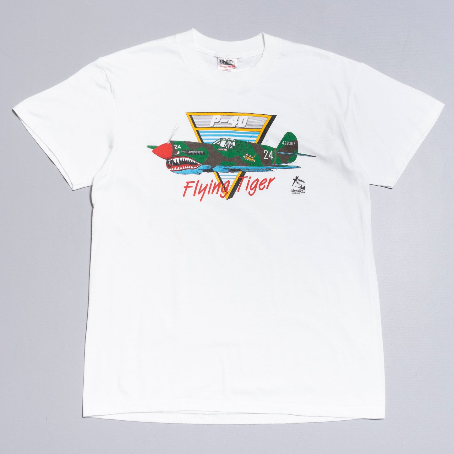 Flying Tiger P-40 T Shirt, M