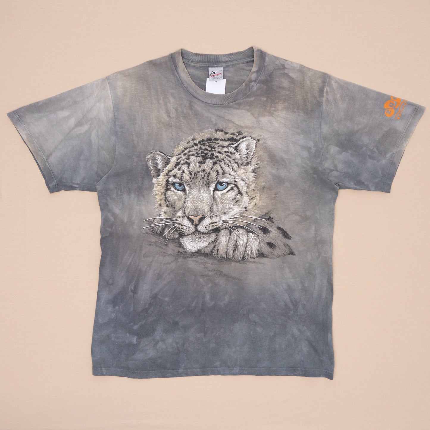 Harlequin Snow Leopard T Shirt, L