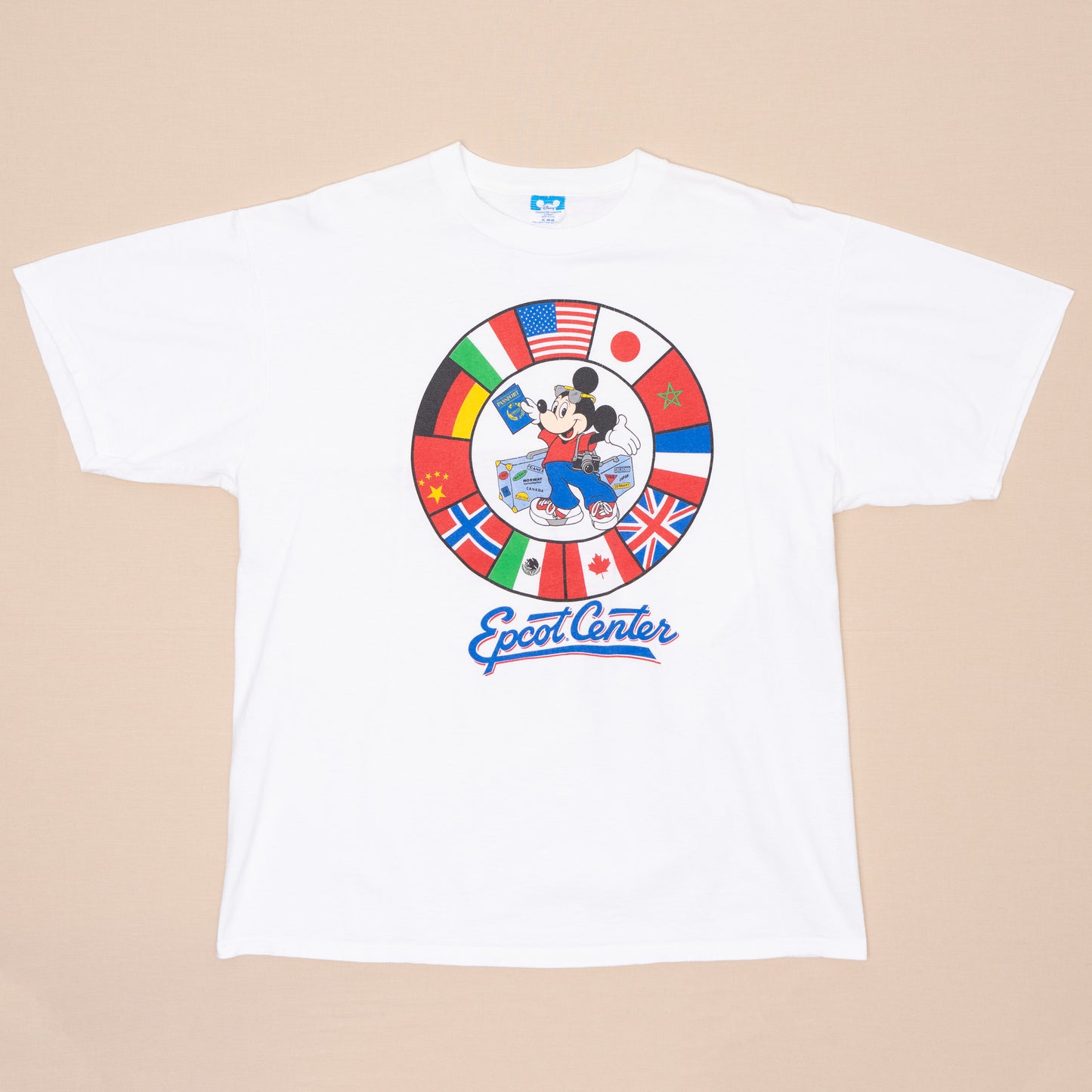Epcot Center Flag T Shirt, XL