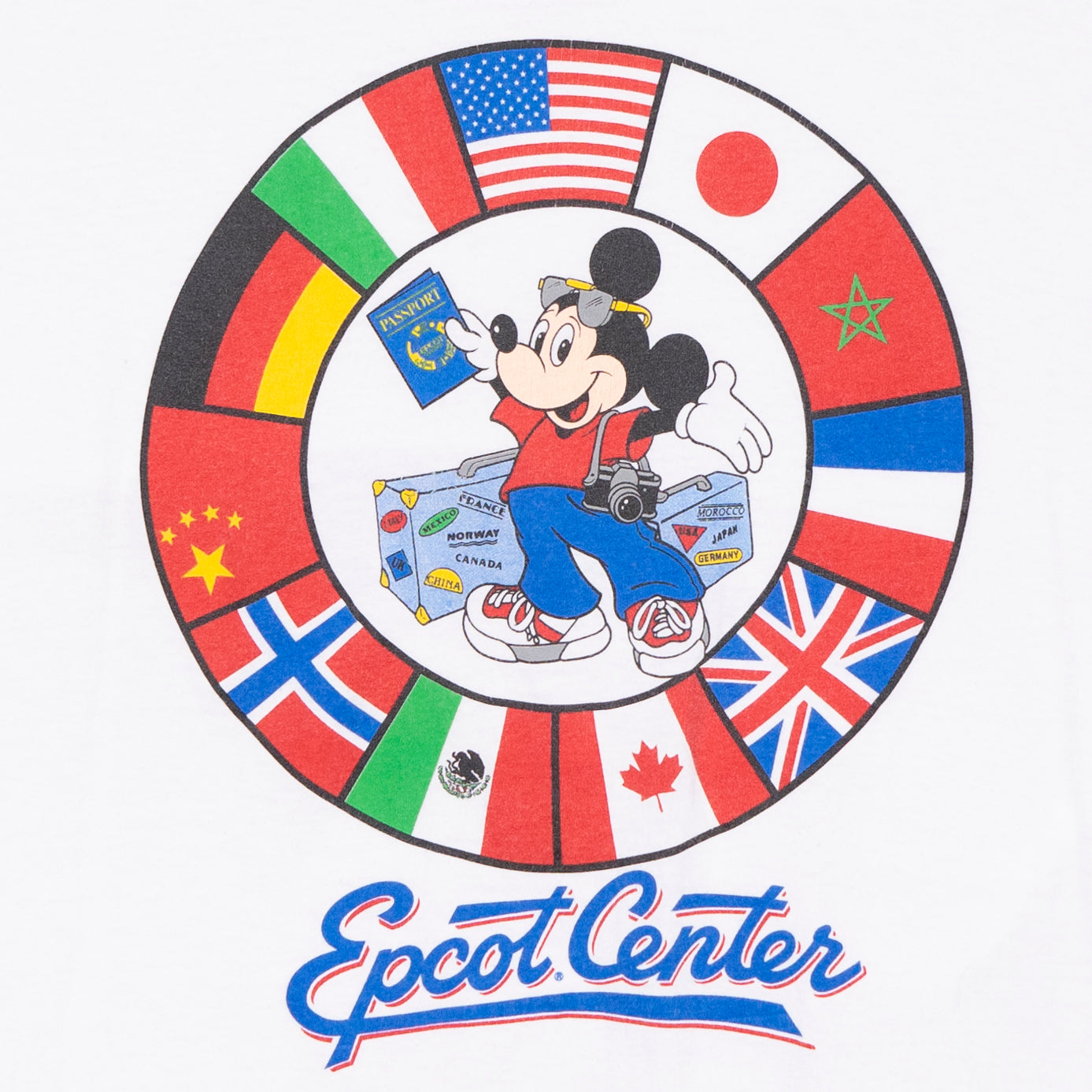 Epcot Center Flag T Shirt, XL