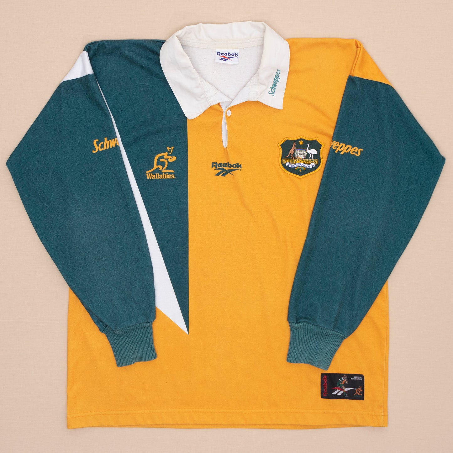 1998 Wallabies Reebok Rugby Shirt, L