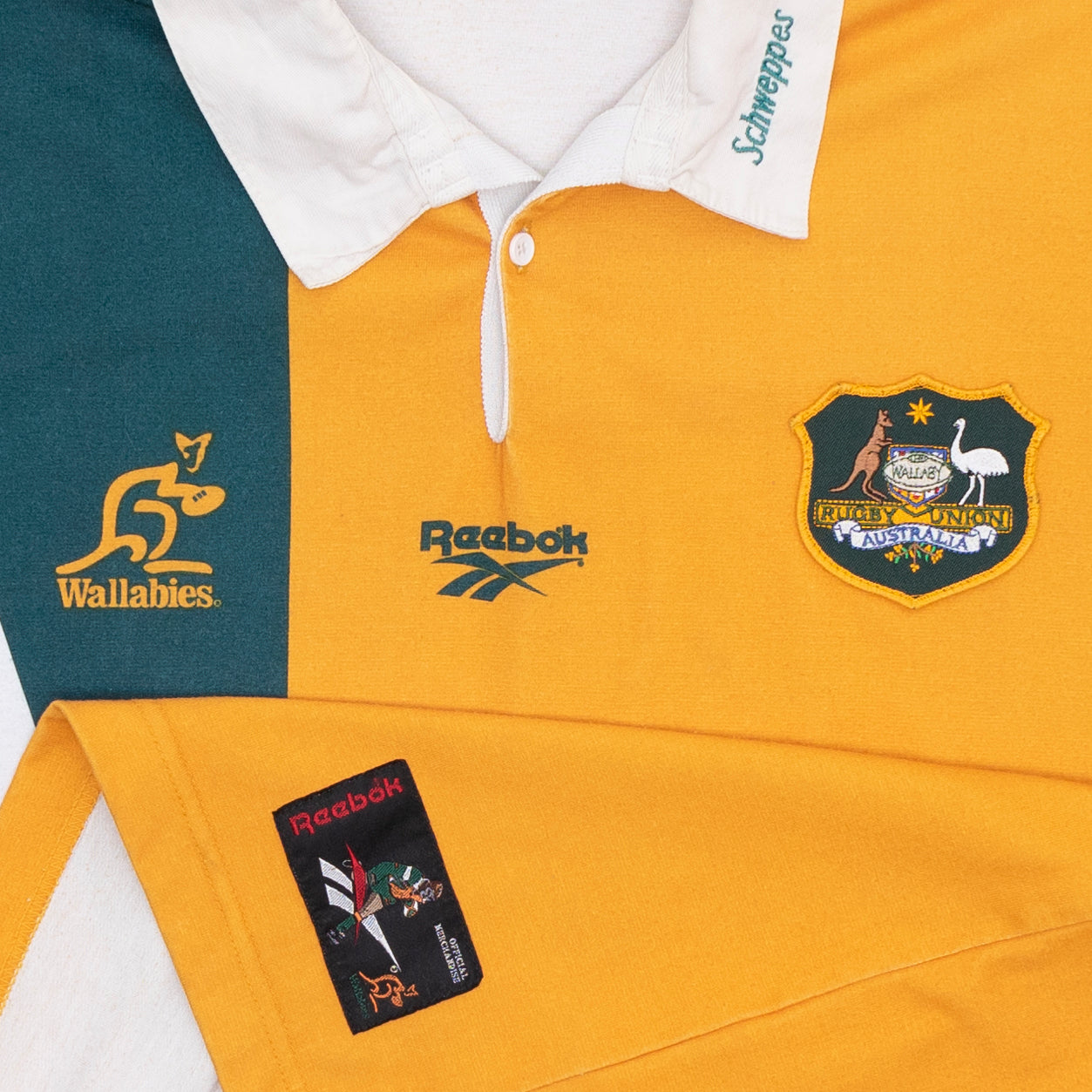 1998 Wallabies Reebok Rugby Shirt, L