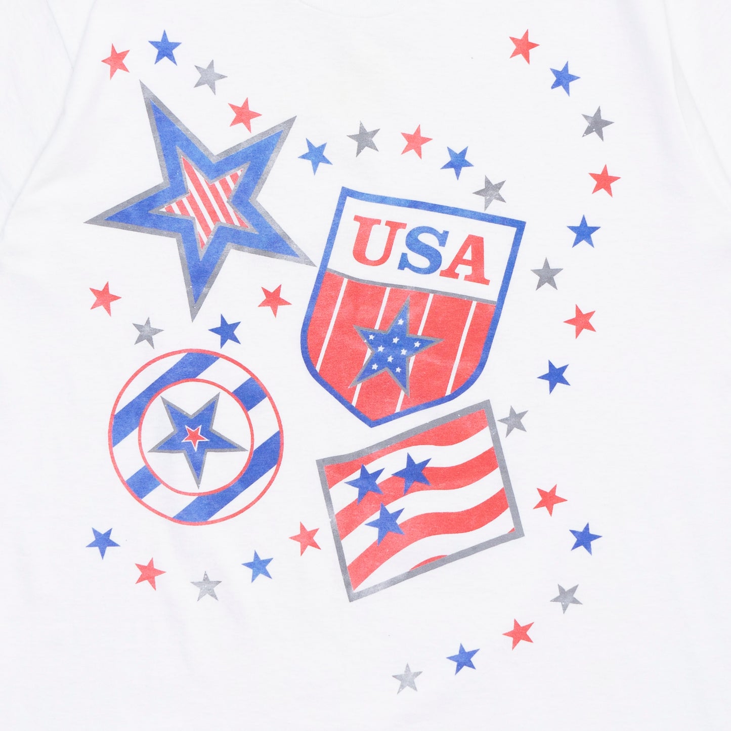USA 4th of July T Shirt, L