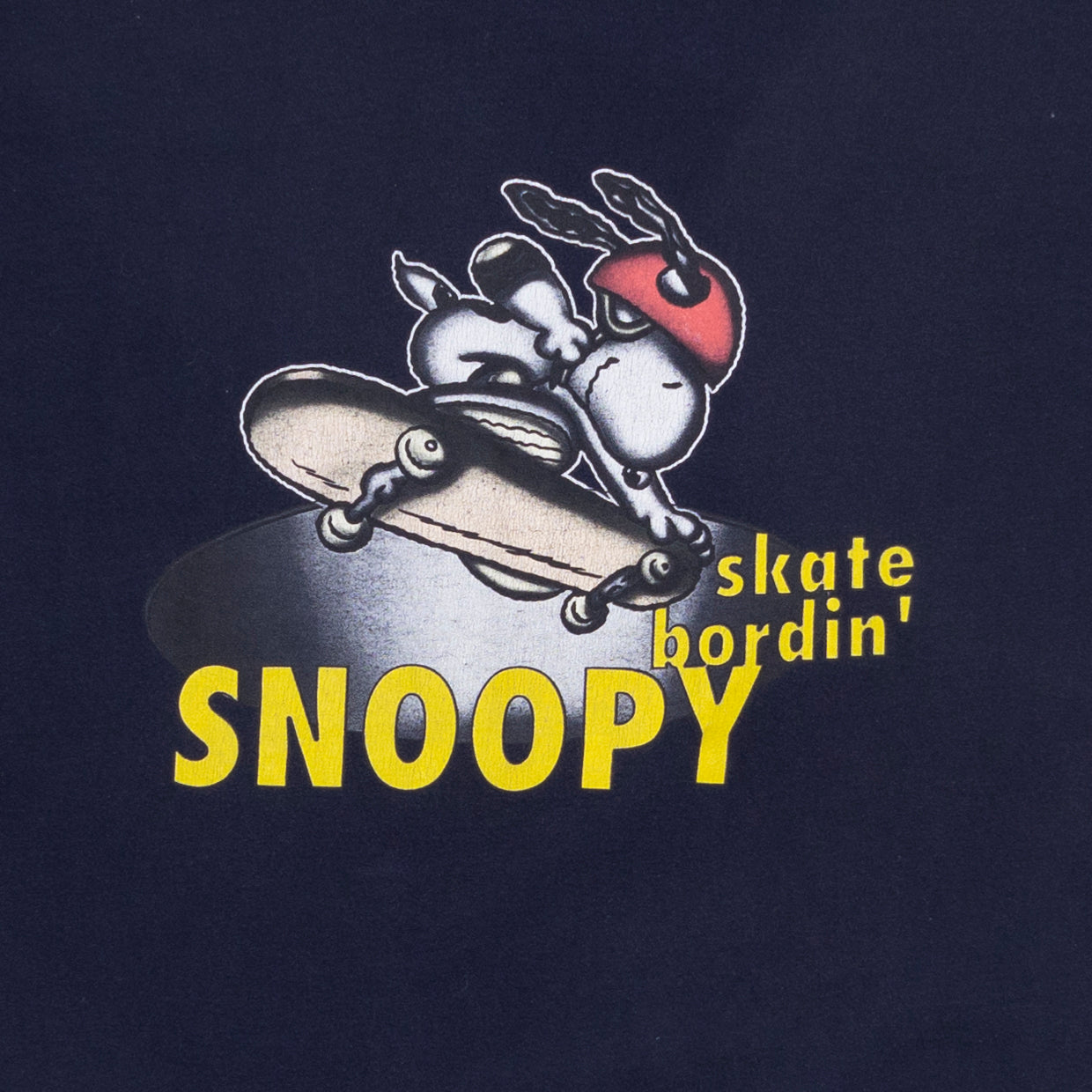 Skateboarding Snoopy T Shirt, XXL