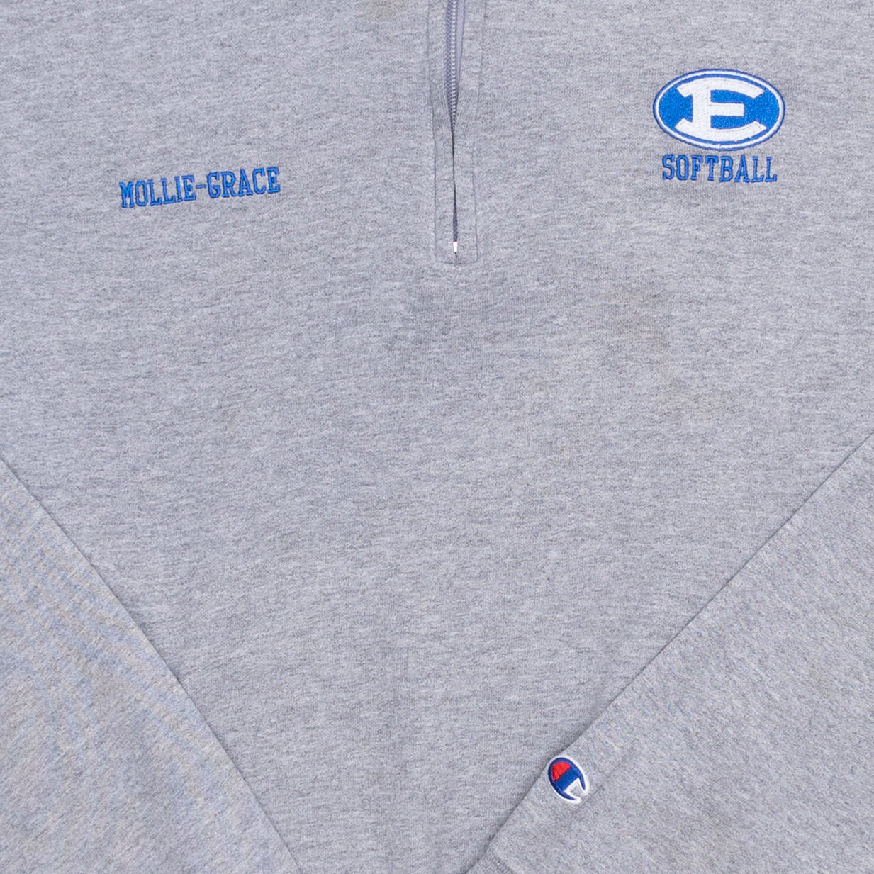 Softball Quarterzip Sweater, S