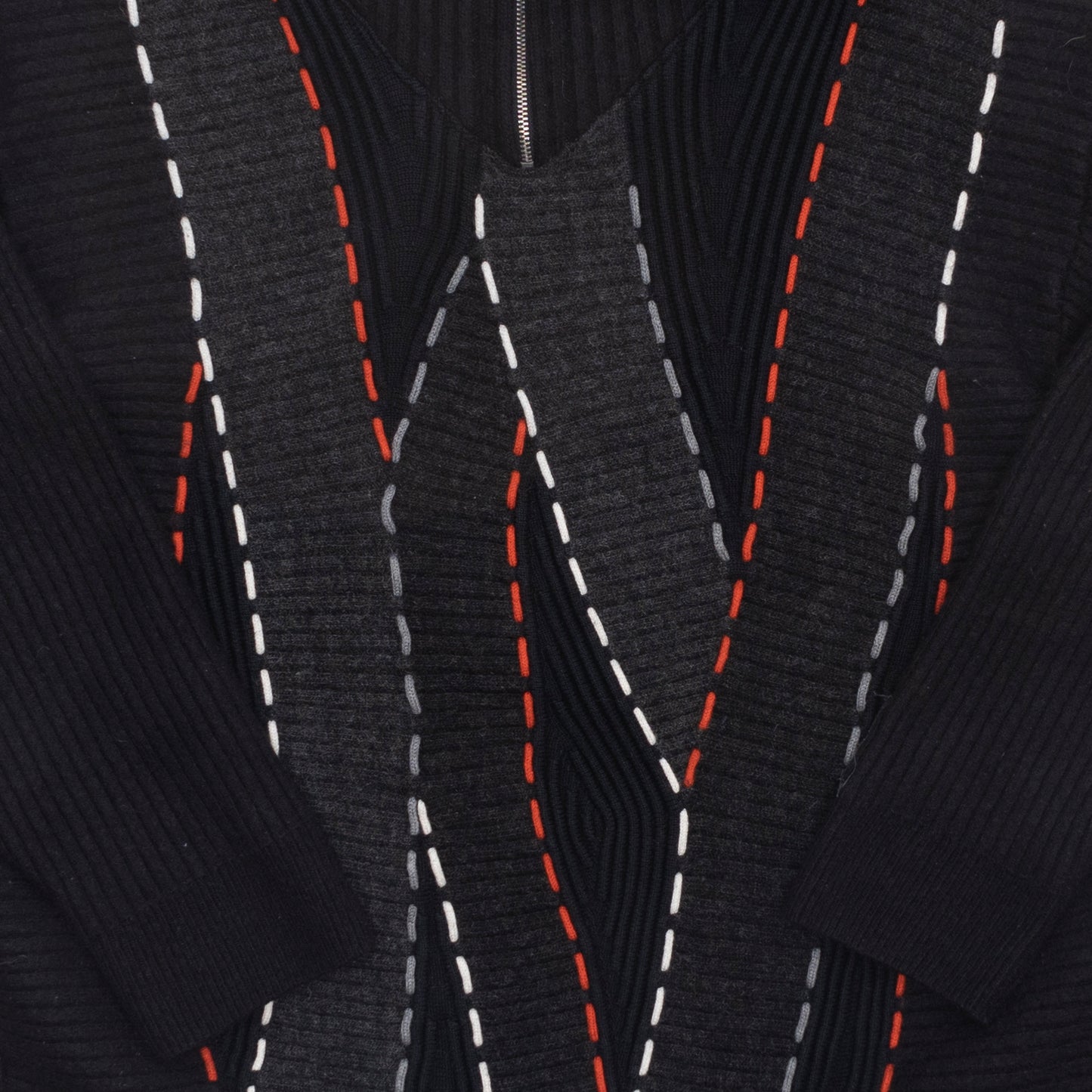 Carlo Colucci Quarterzip Strickpullover, M