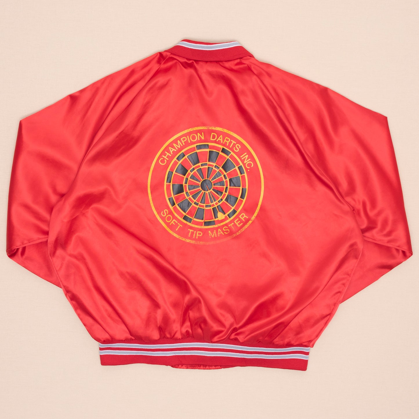 80s Champion Darts Satin Jacke, L