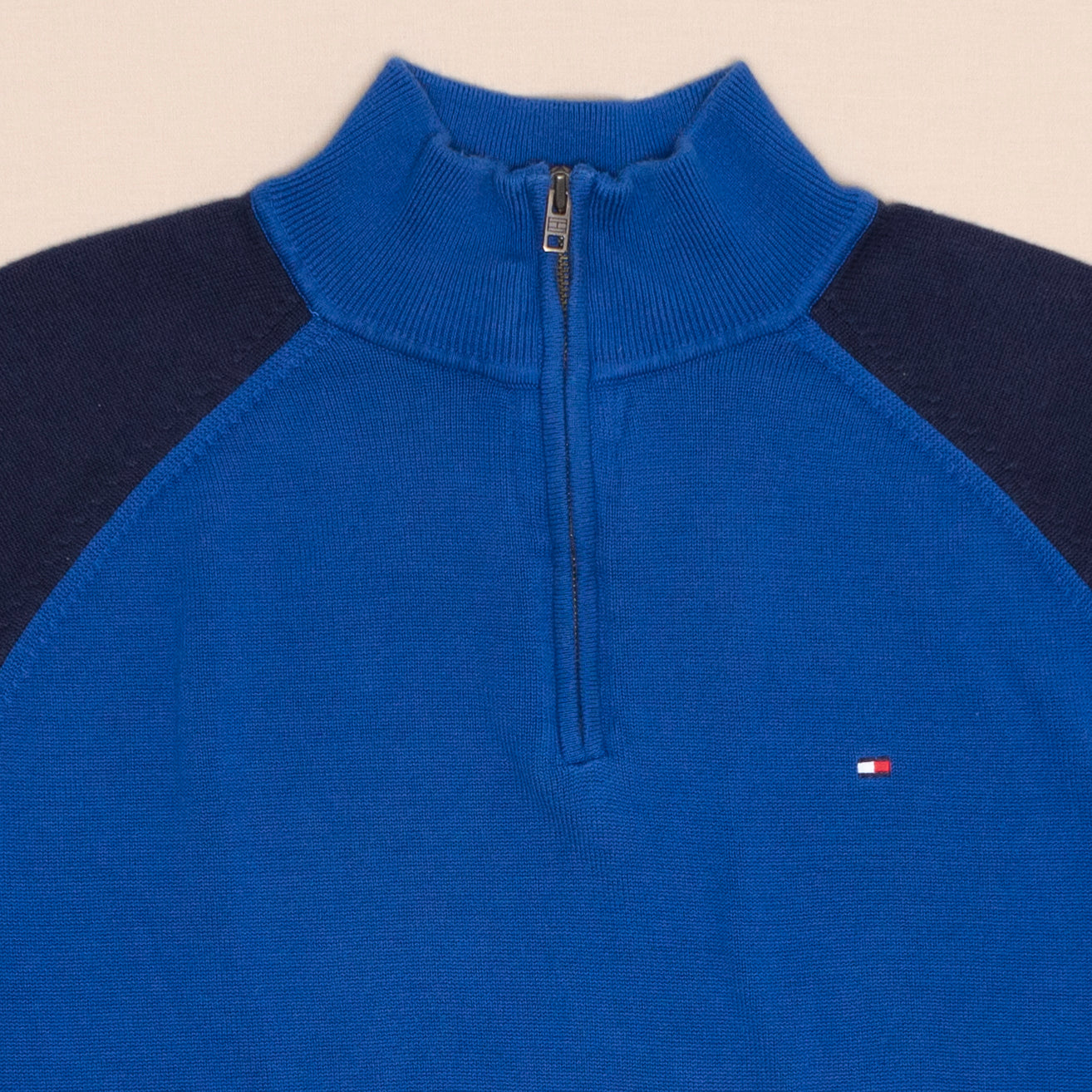 Tommy Hilfiger Quarterzip Stricker, XL