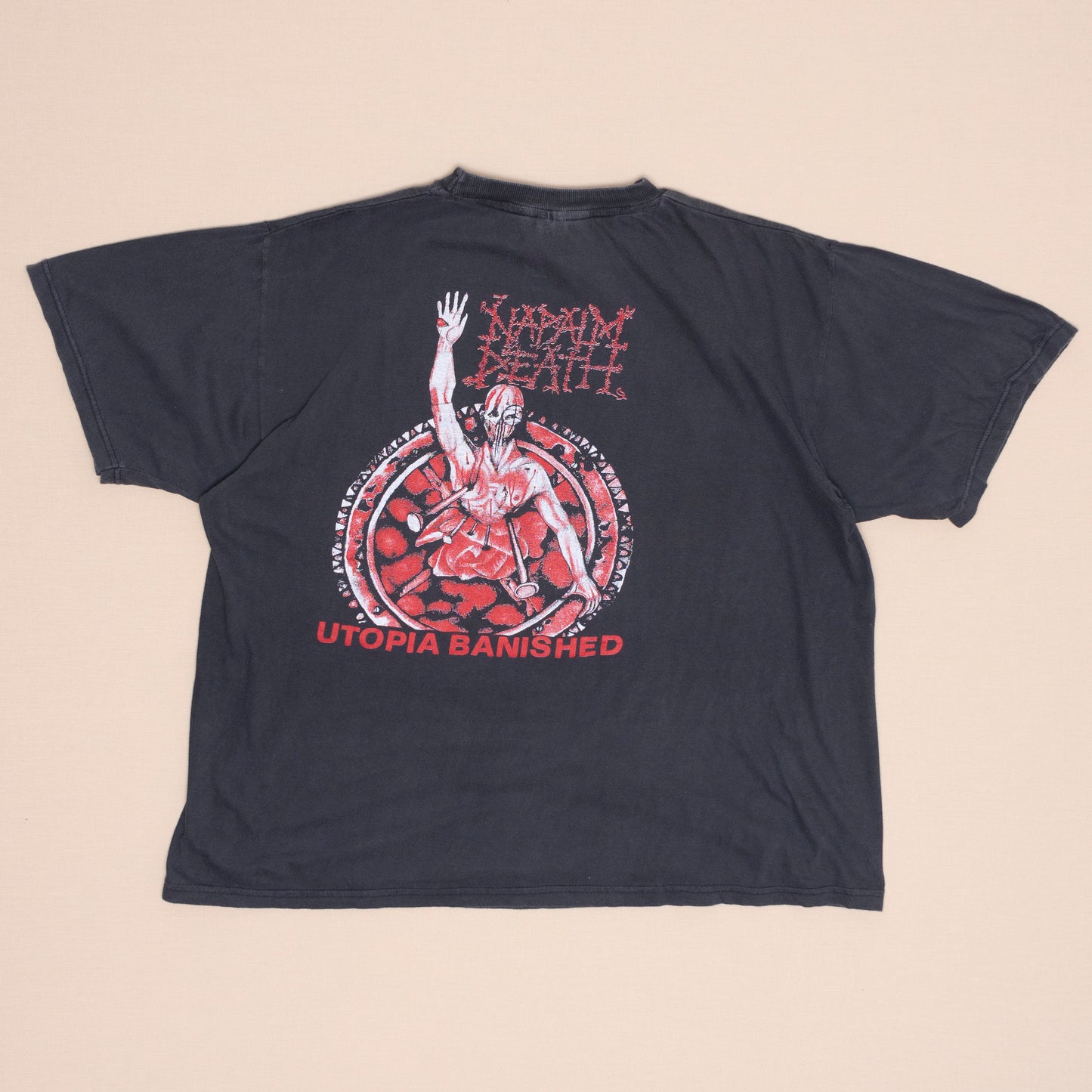 Napalm Death Utopia Banished T Shirt, M-L