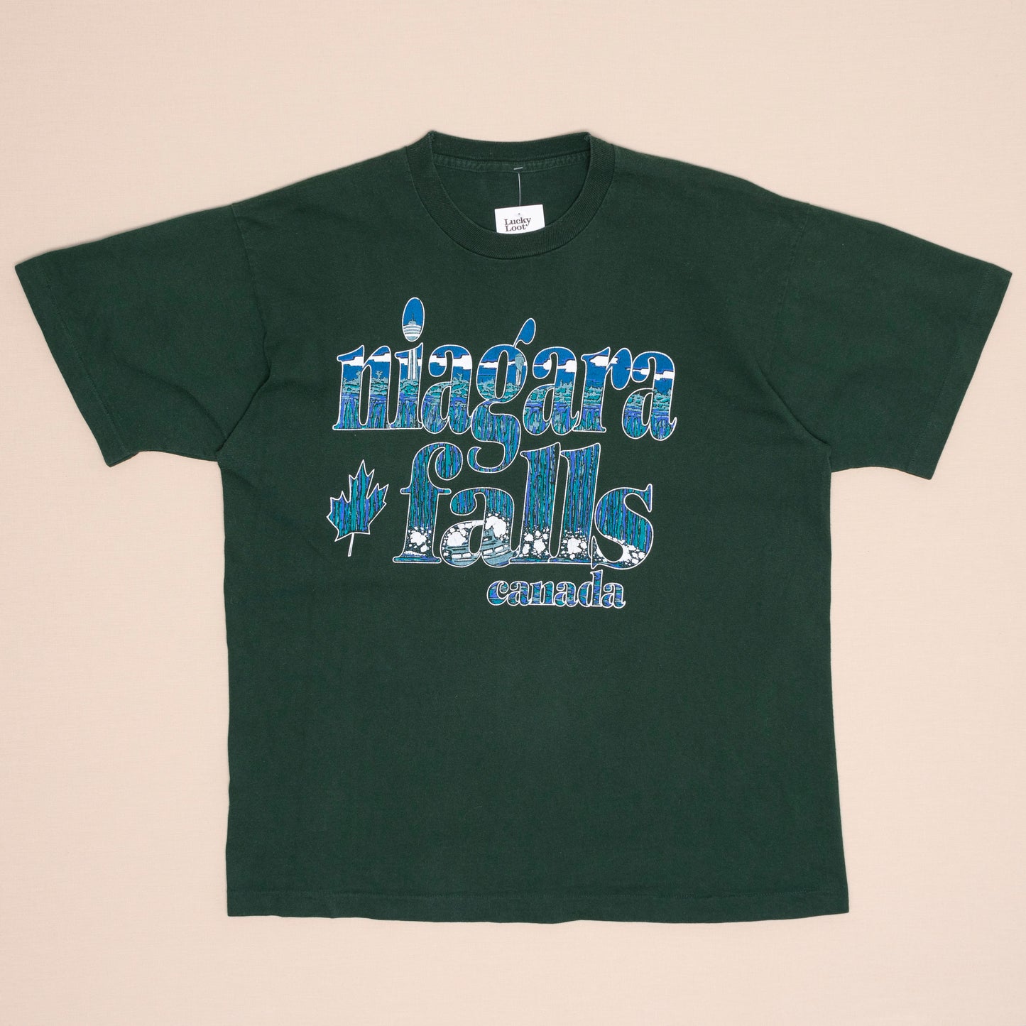 Niagara Falls Souvenir T Shirt, XL