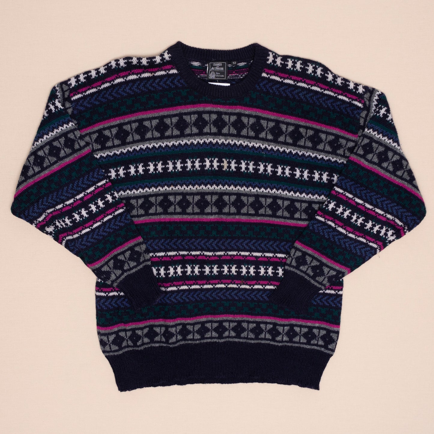 Pattern Strickpullover, L