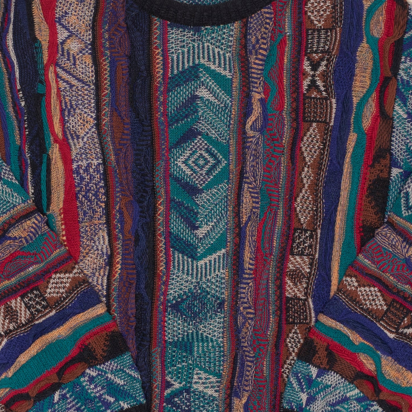 Crazy Pattern Strickpullover, L
