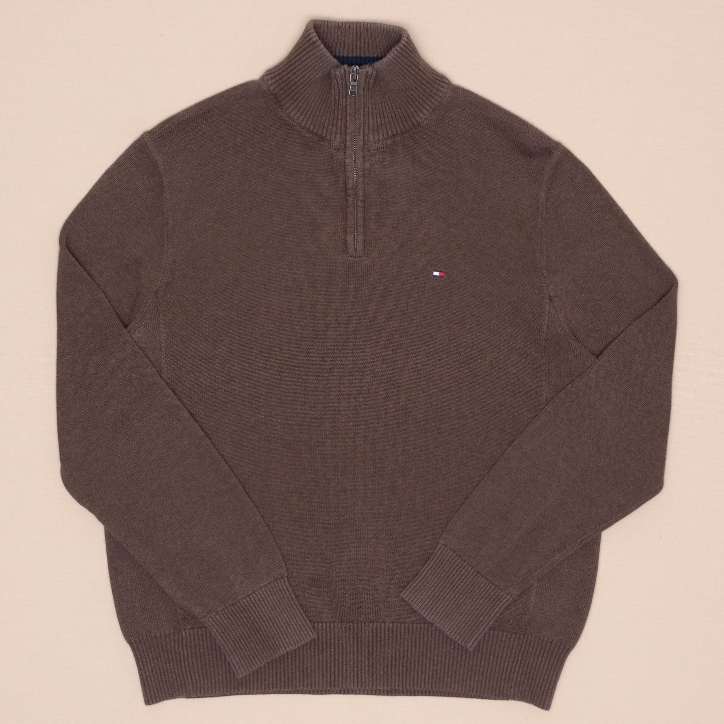 Tommy Hilfiger Quarterzip Strickpullover, L
