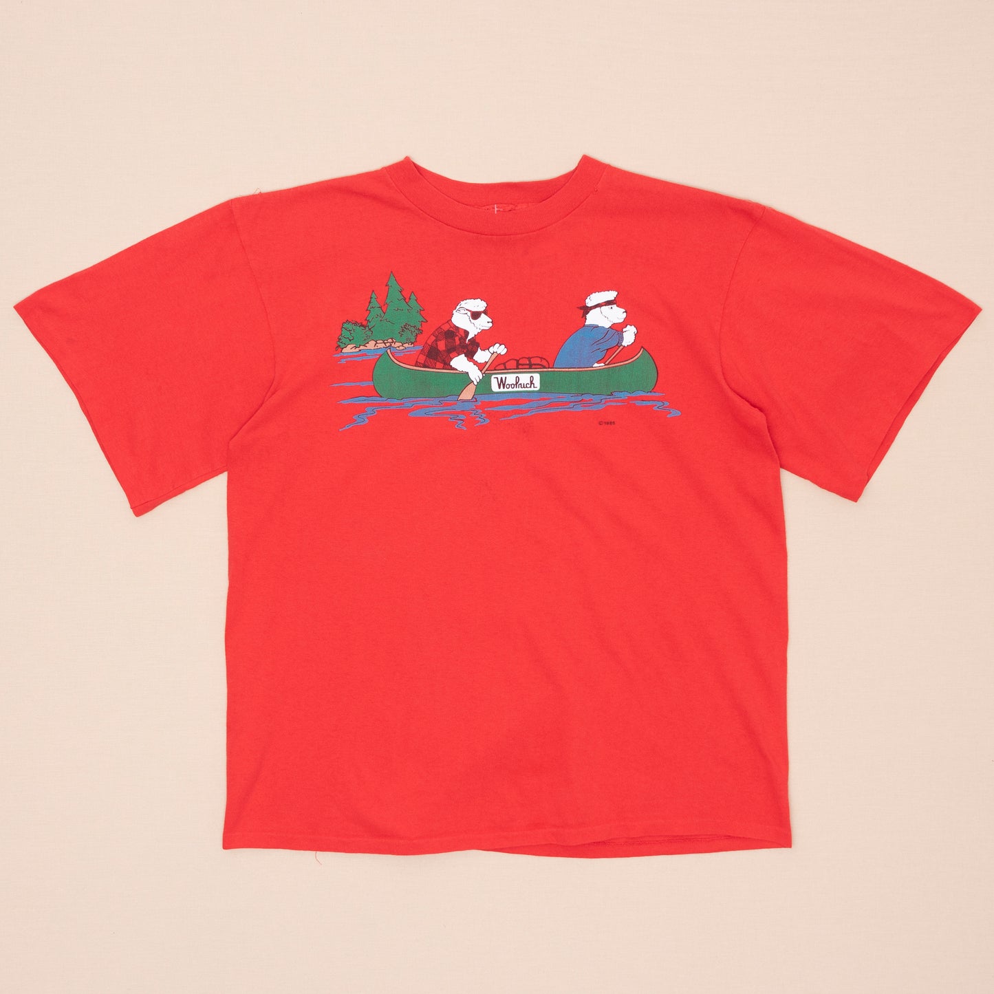 80s Woolrich Canoe T Shirt, M