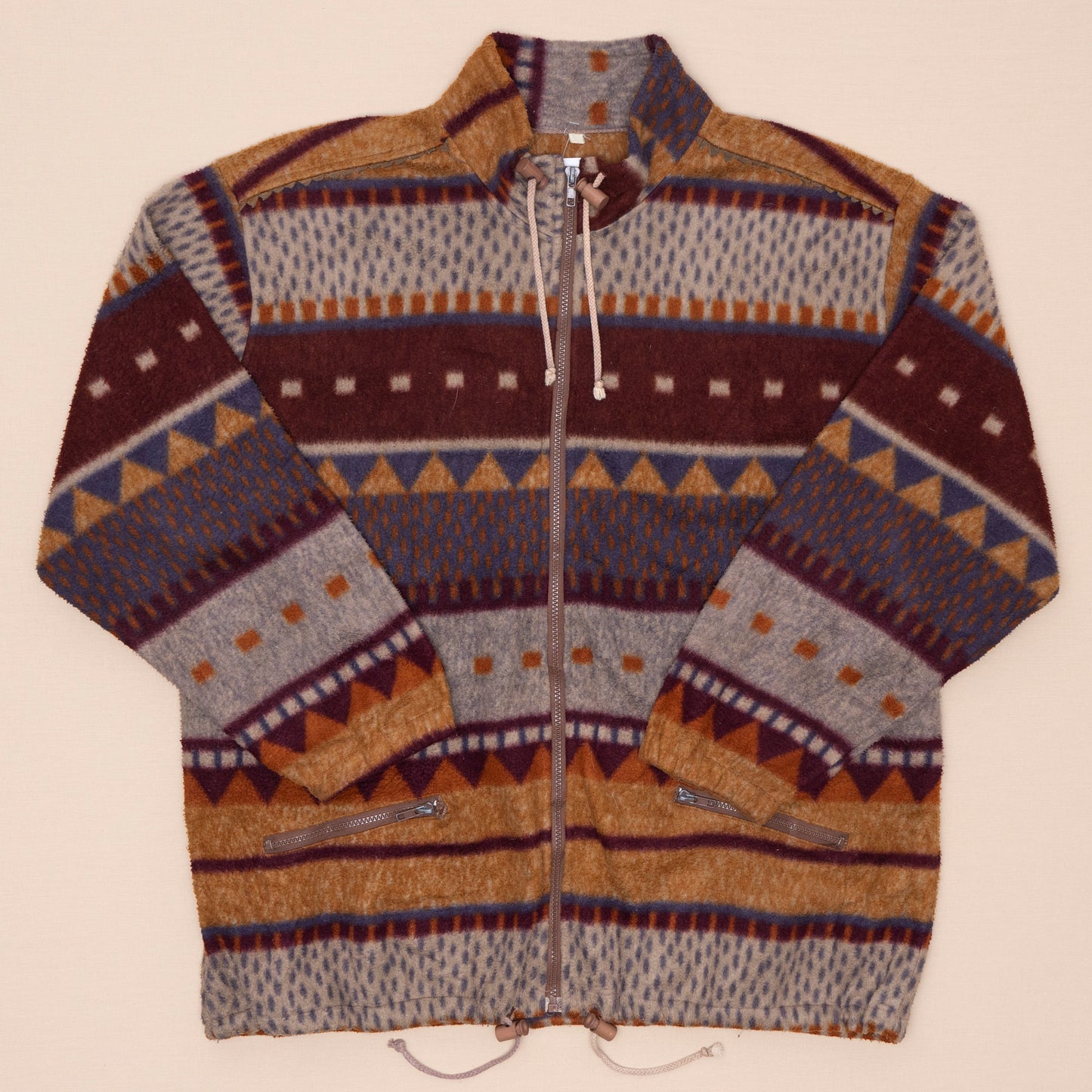 Pattern Fullzip Fleece, XL