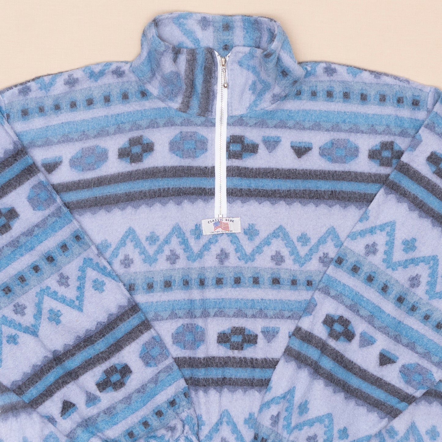 Pattern Quarterzip Fleece, S
