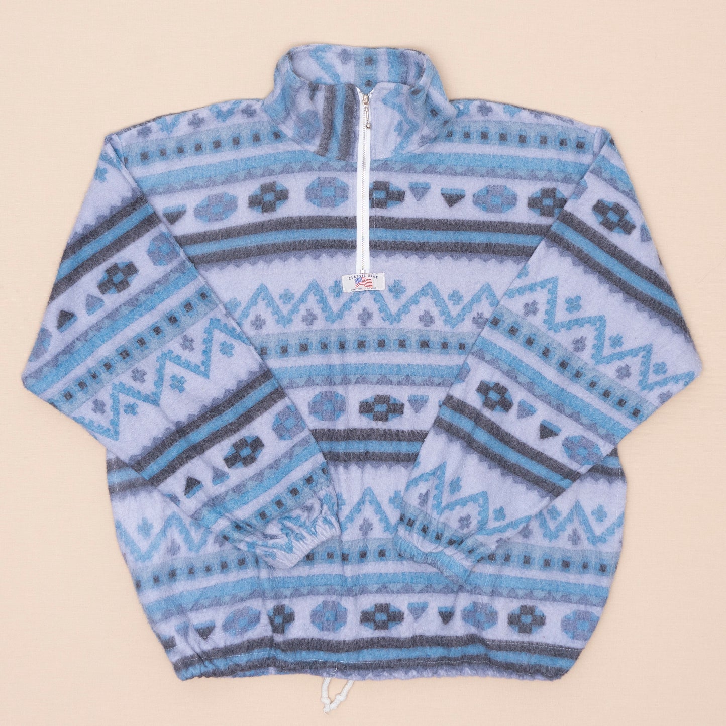 Pattern Quarterzip Fleece, S