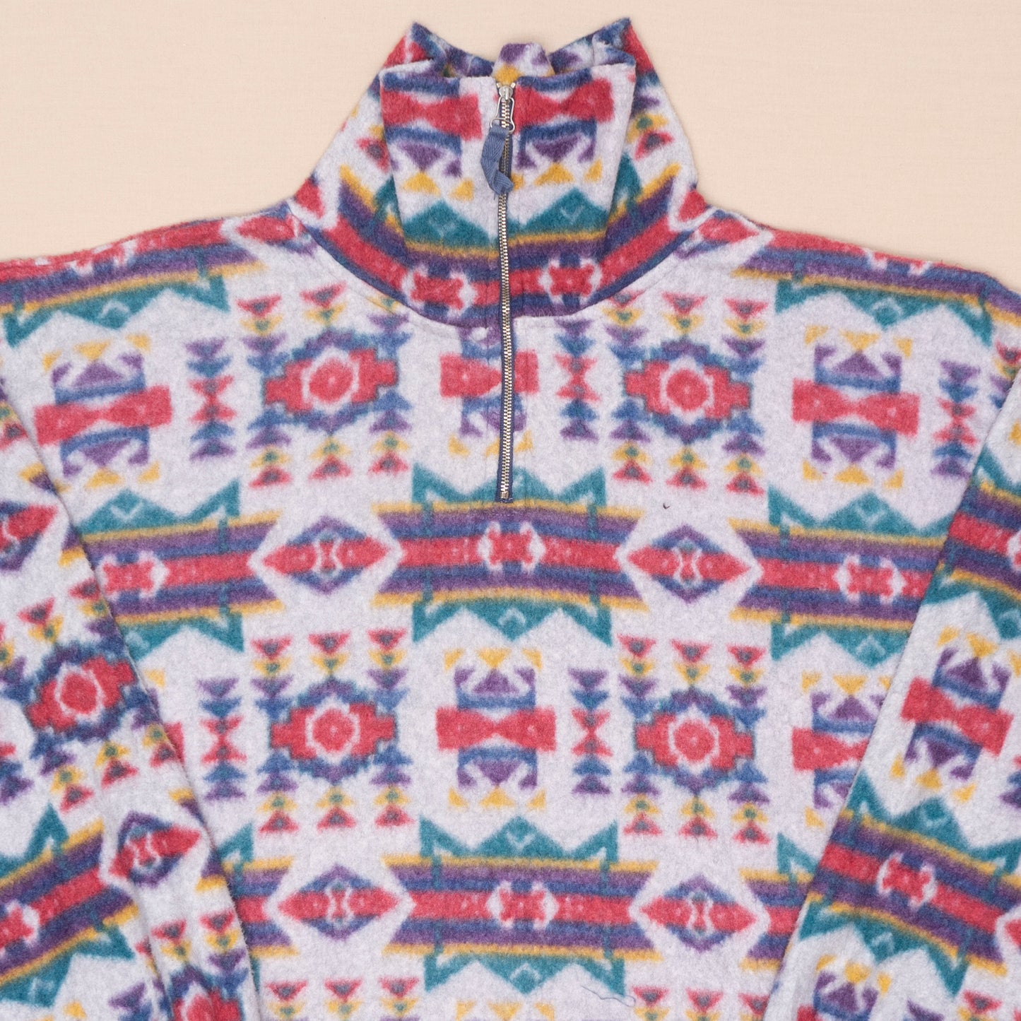 Pattern Quarterzip Fleece, XL