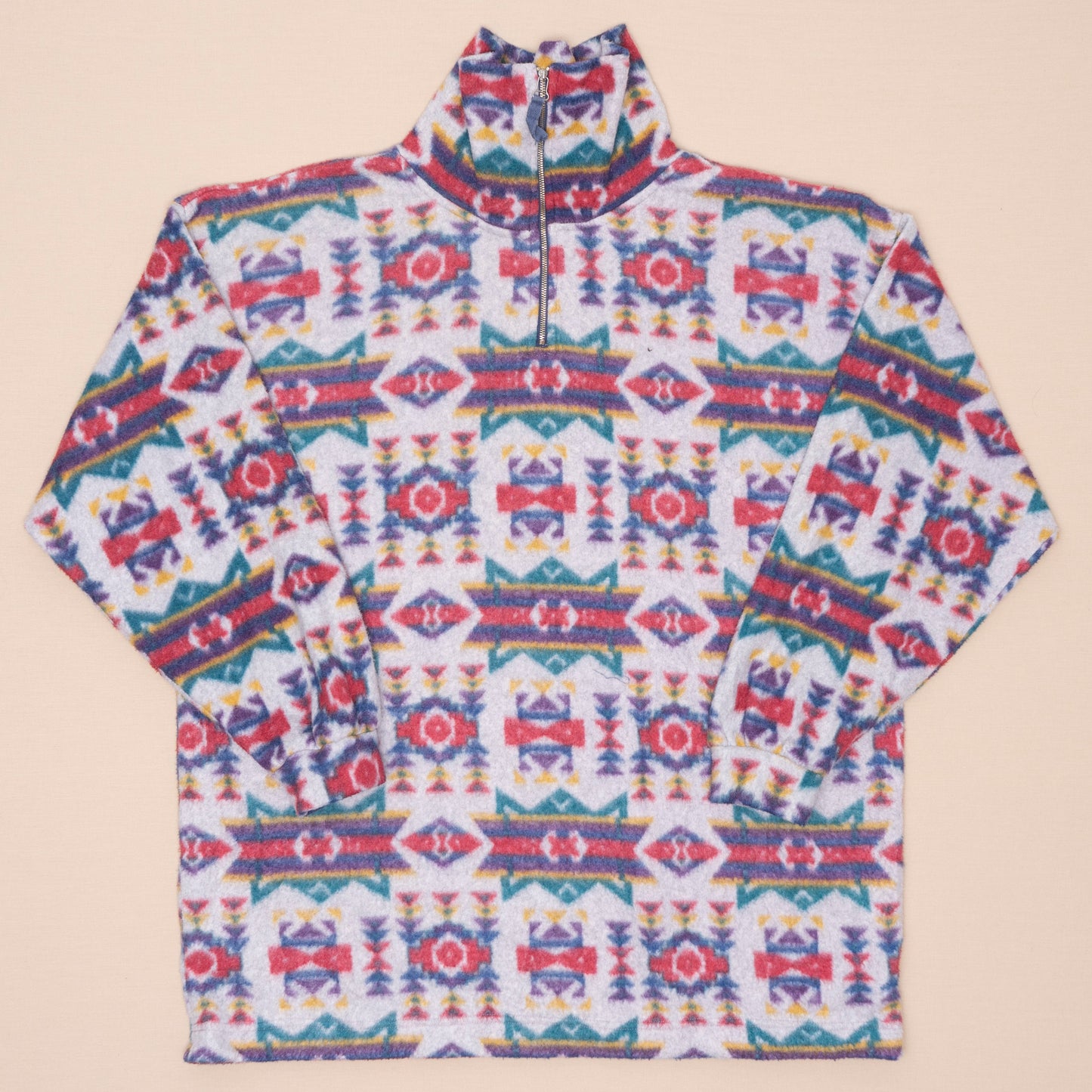 Pattern Quarterzip Fleece, XL
