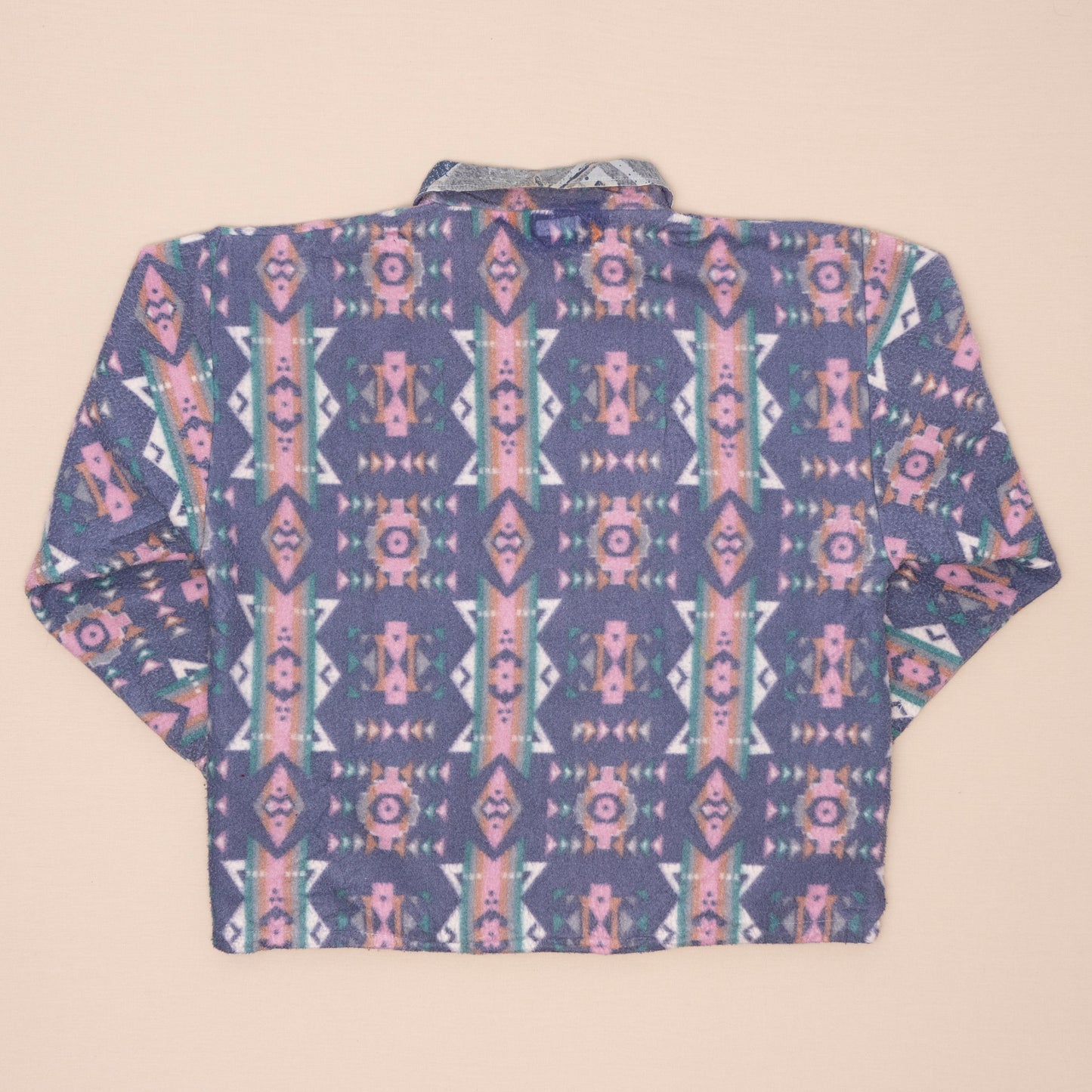 Pattern Fleece Wendejacke, L