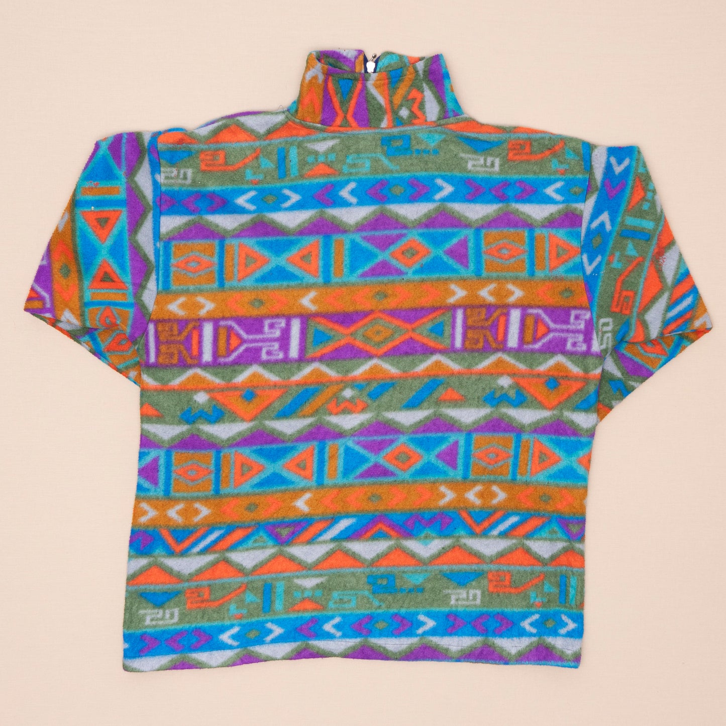 Pattern Quarterzip Fleece, M-L