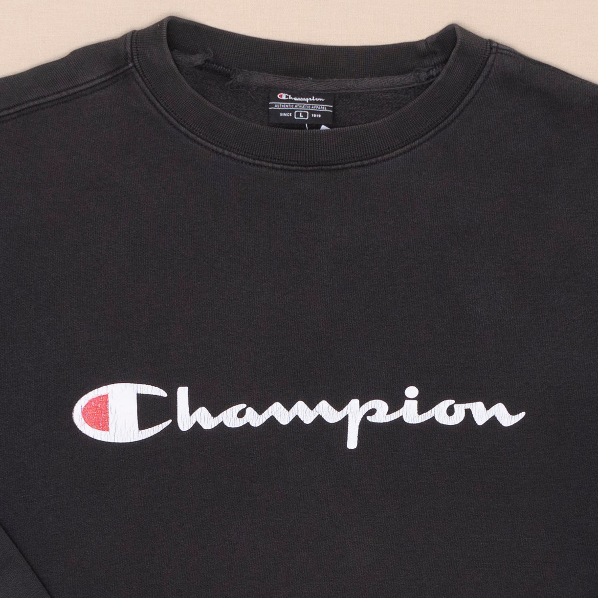 Champion Spellout Sweater, M-L