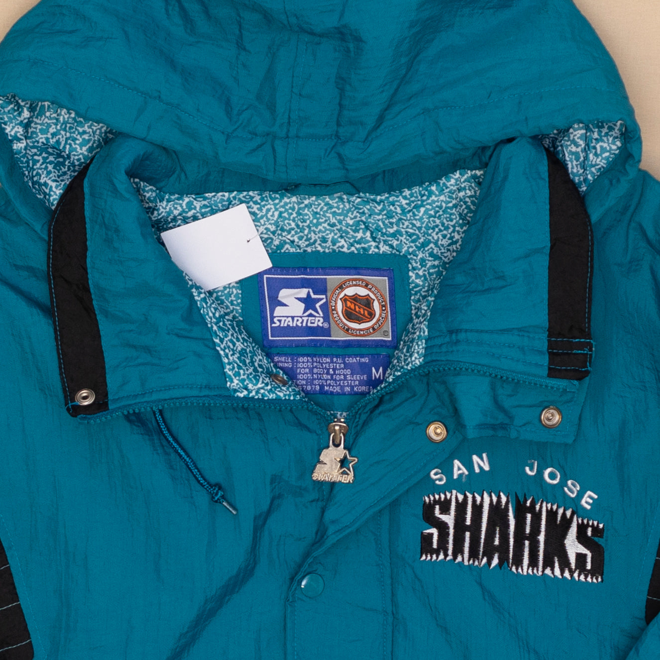 San Jose Sharks Starter Jacke, M