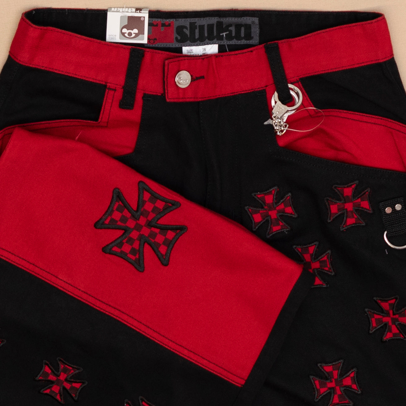 Deadstock Cross Rave Pants, W28 L31