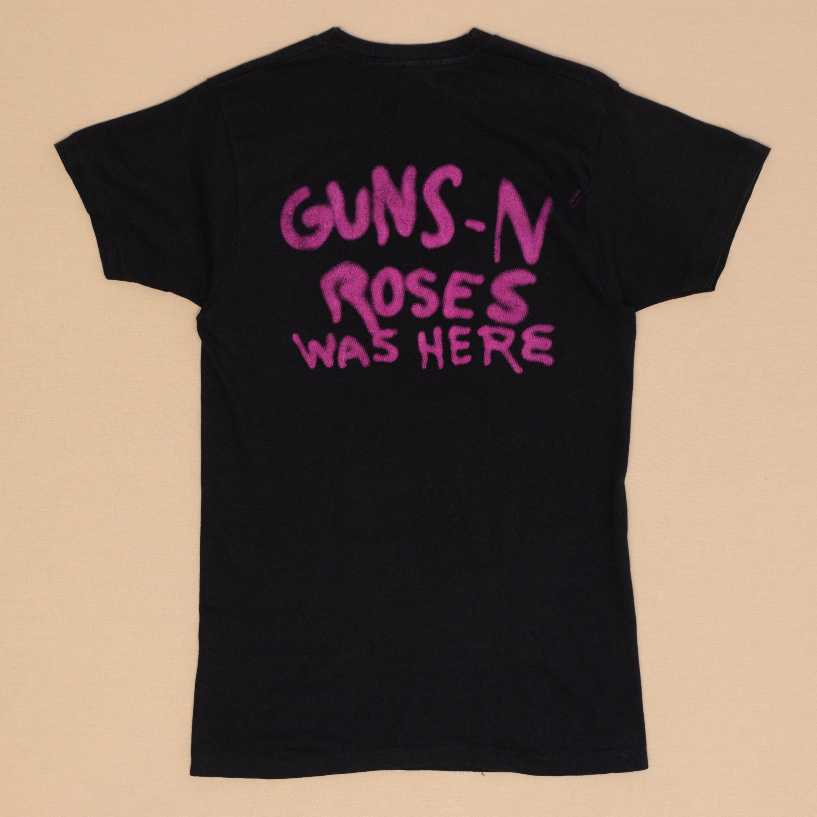 80s Guns N Roses Was Here T Shirt, S