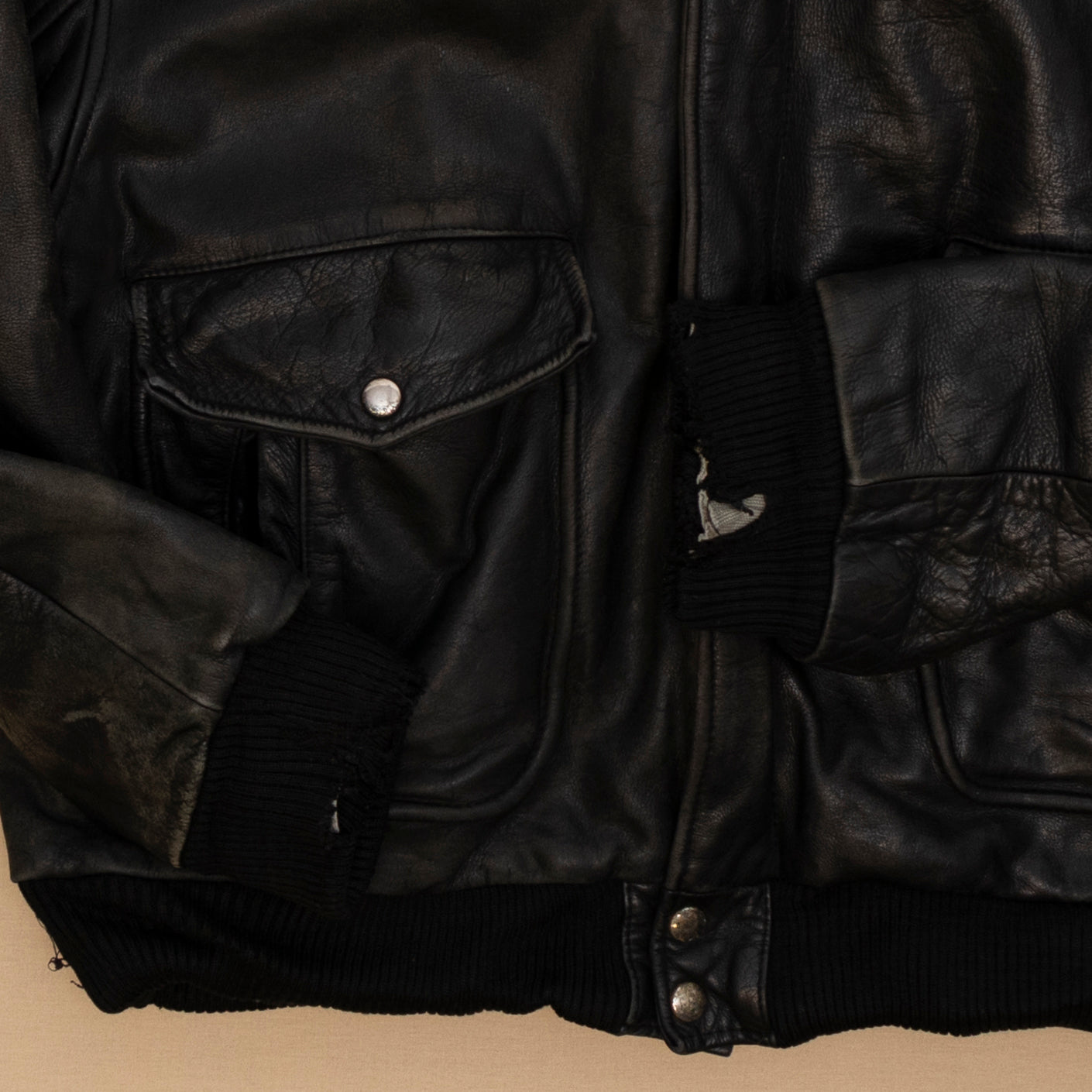 Aviator Lederjacke, L