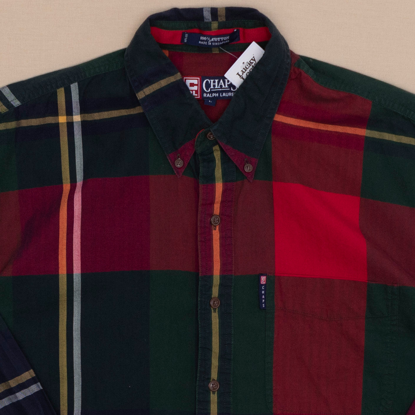 Chaps Flanell Hemd, L