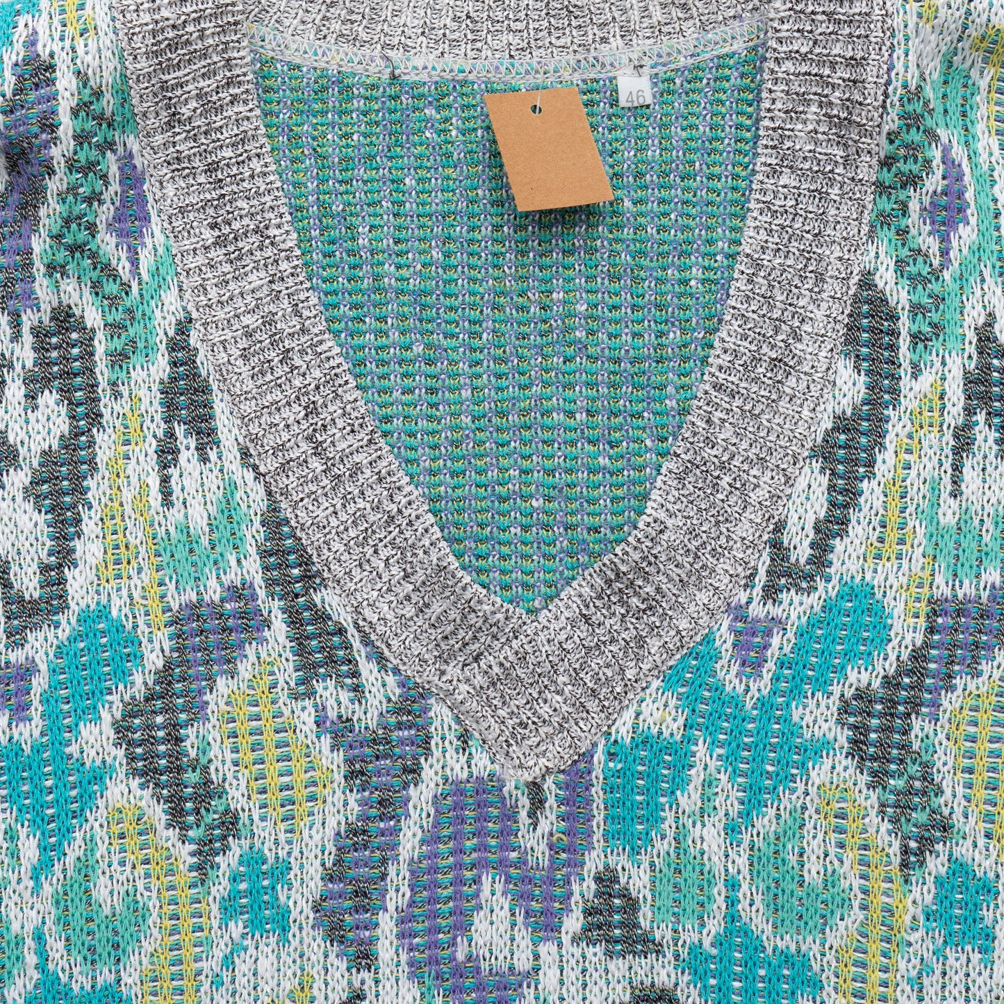 V Neck Strickpullover, S-M