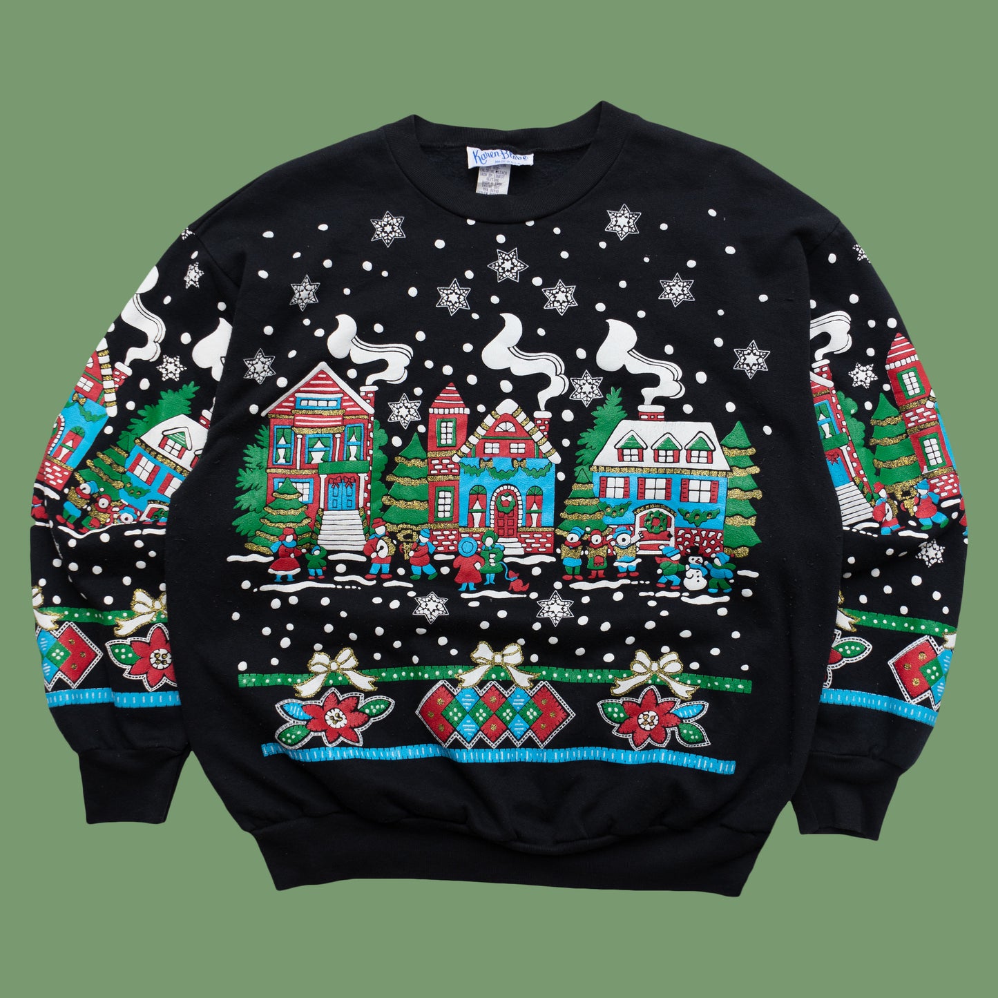 Christmas Winter AOP Sweater, M-L