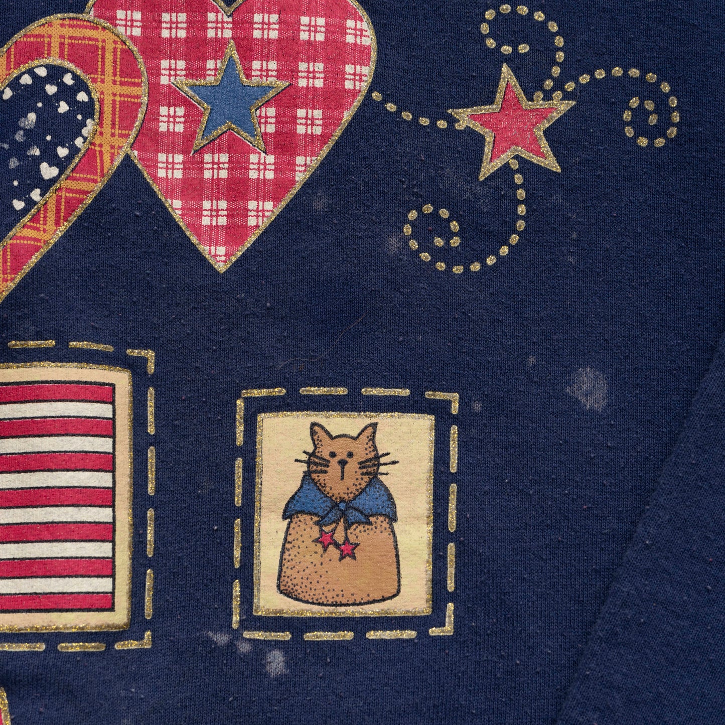 Hand Painted Weihnachts Sweater, L